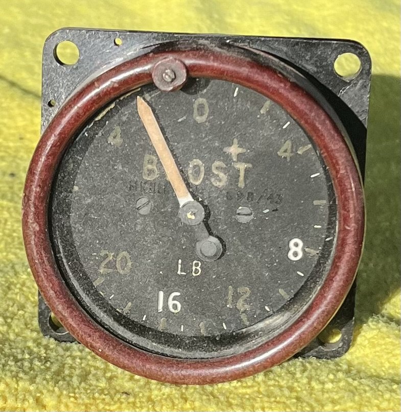 Spitfire Boost gauge 1943
