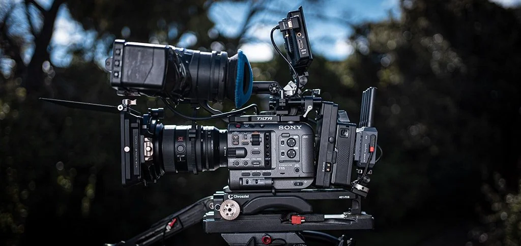 Sony FX6 camera operator and videographer for hire in Virginia Beach, VA — fully rigged cinema setup.