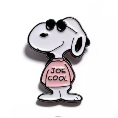 Épinglette émaillée Snoopy Joe Cool