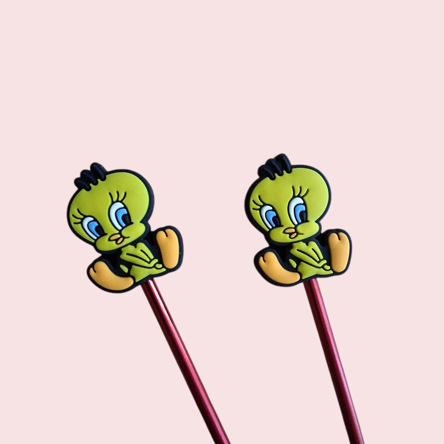 Embouts en silicone pour aiguilles à tricoter Tweety