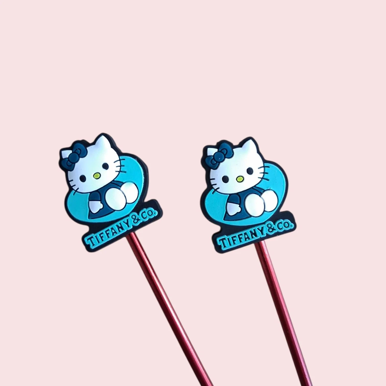 Embouts en silicone pour aiguilles à tricoter Hello Kitty