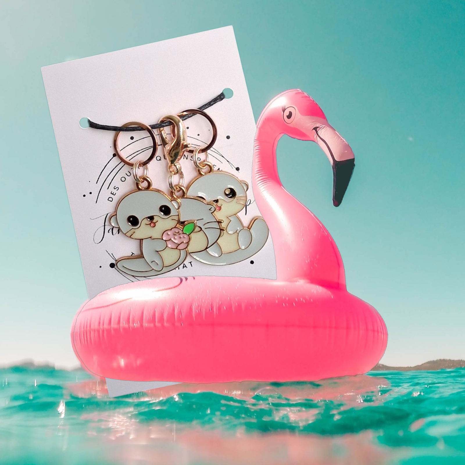 Marqueurs de mailles loutres de mer