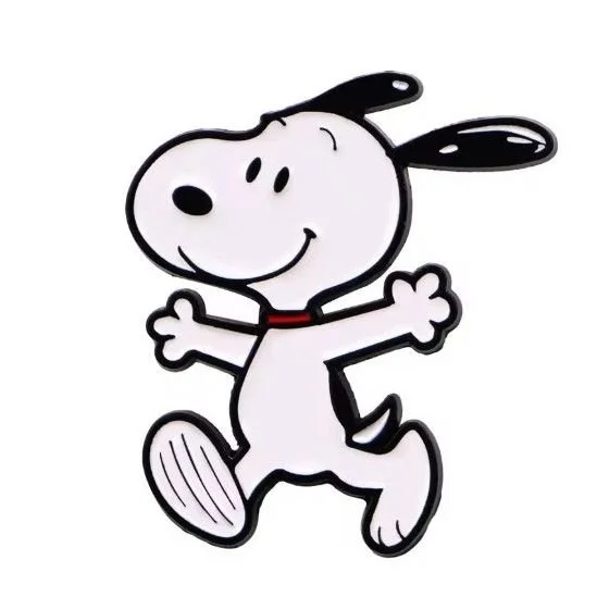 Épinglette émaillée Snoopy bras ouverts