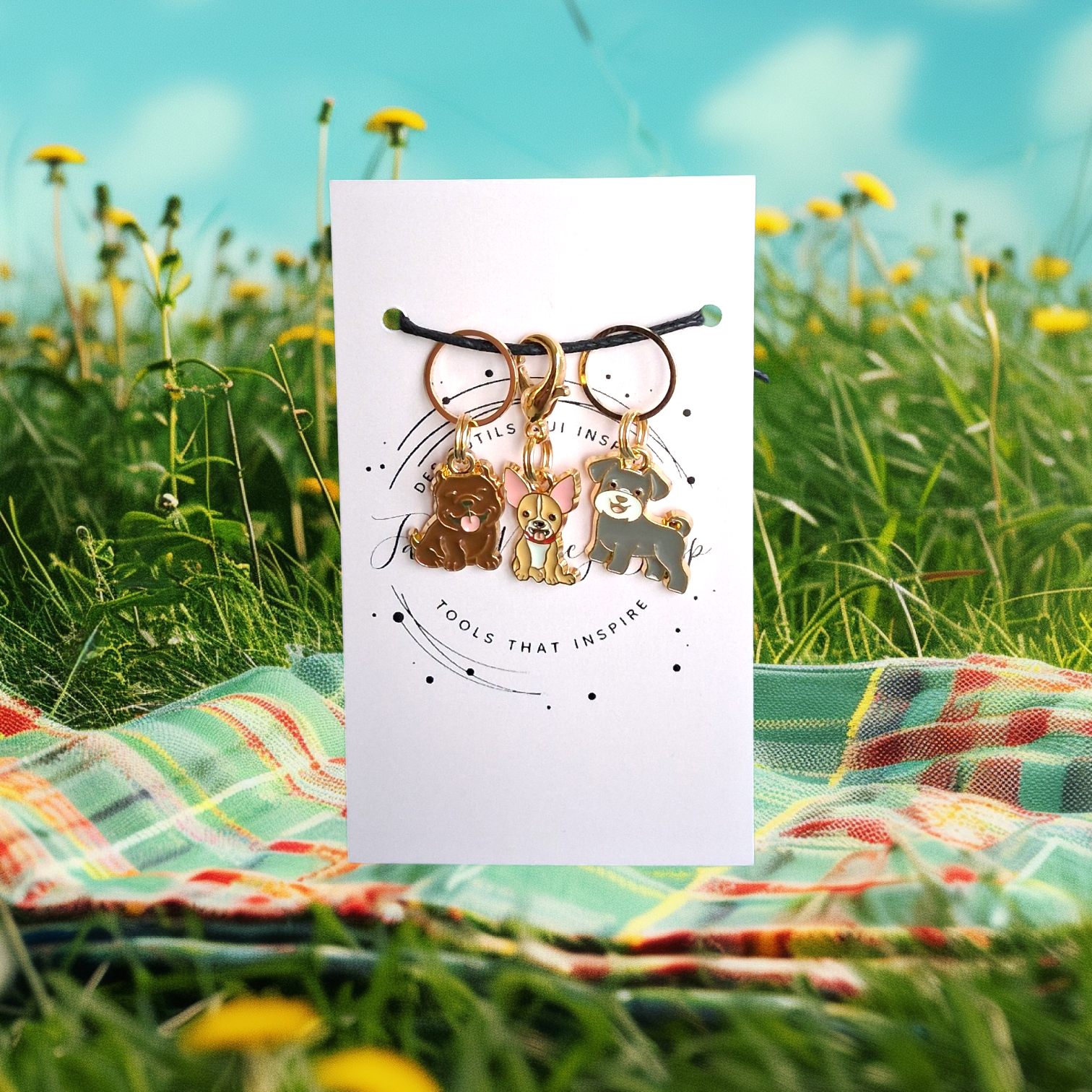 Marqueurs de mailles petits chiens