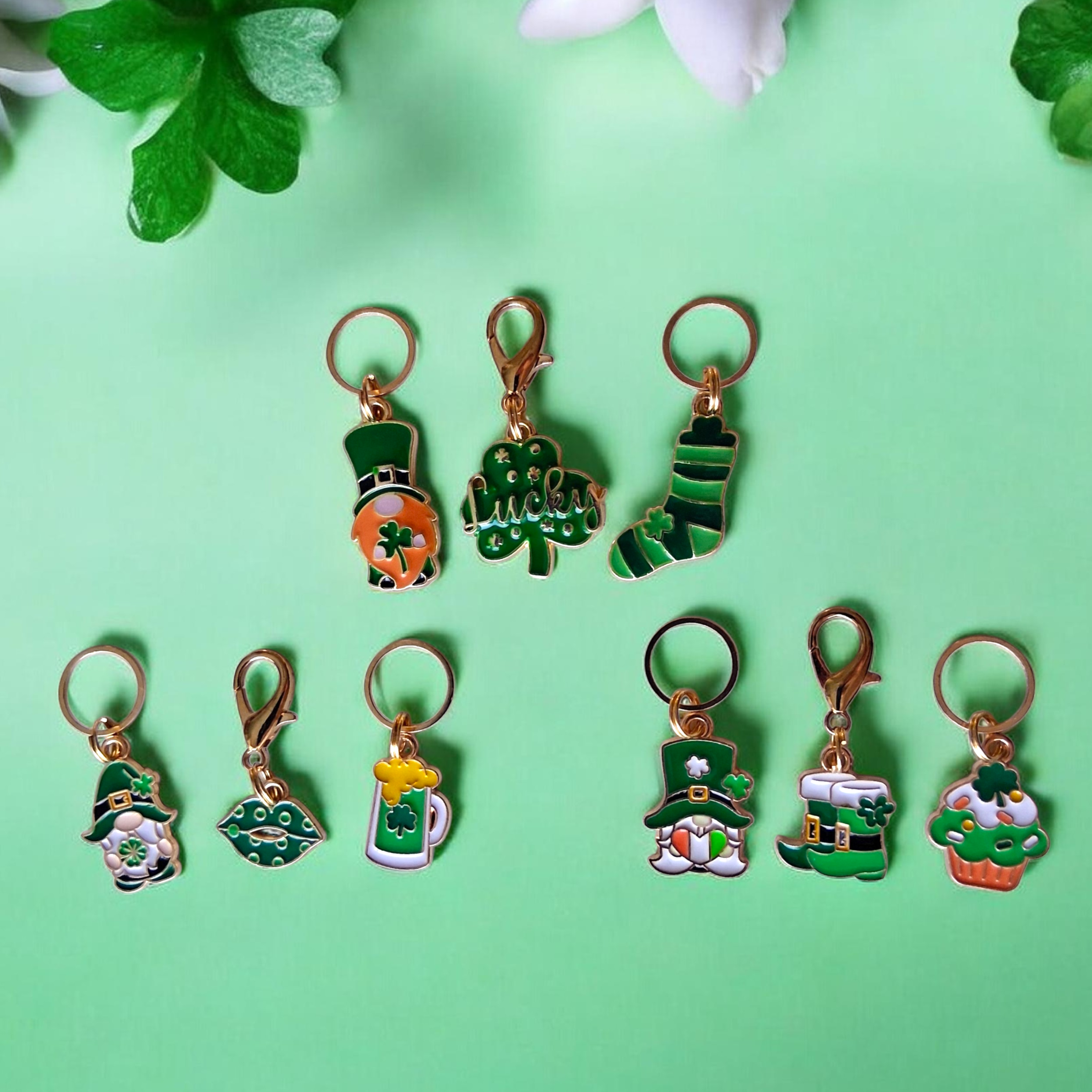 Ensemble de 3 marqueurs émaillés – Édition limitée de Saint-Patrick