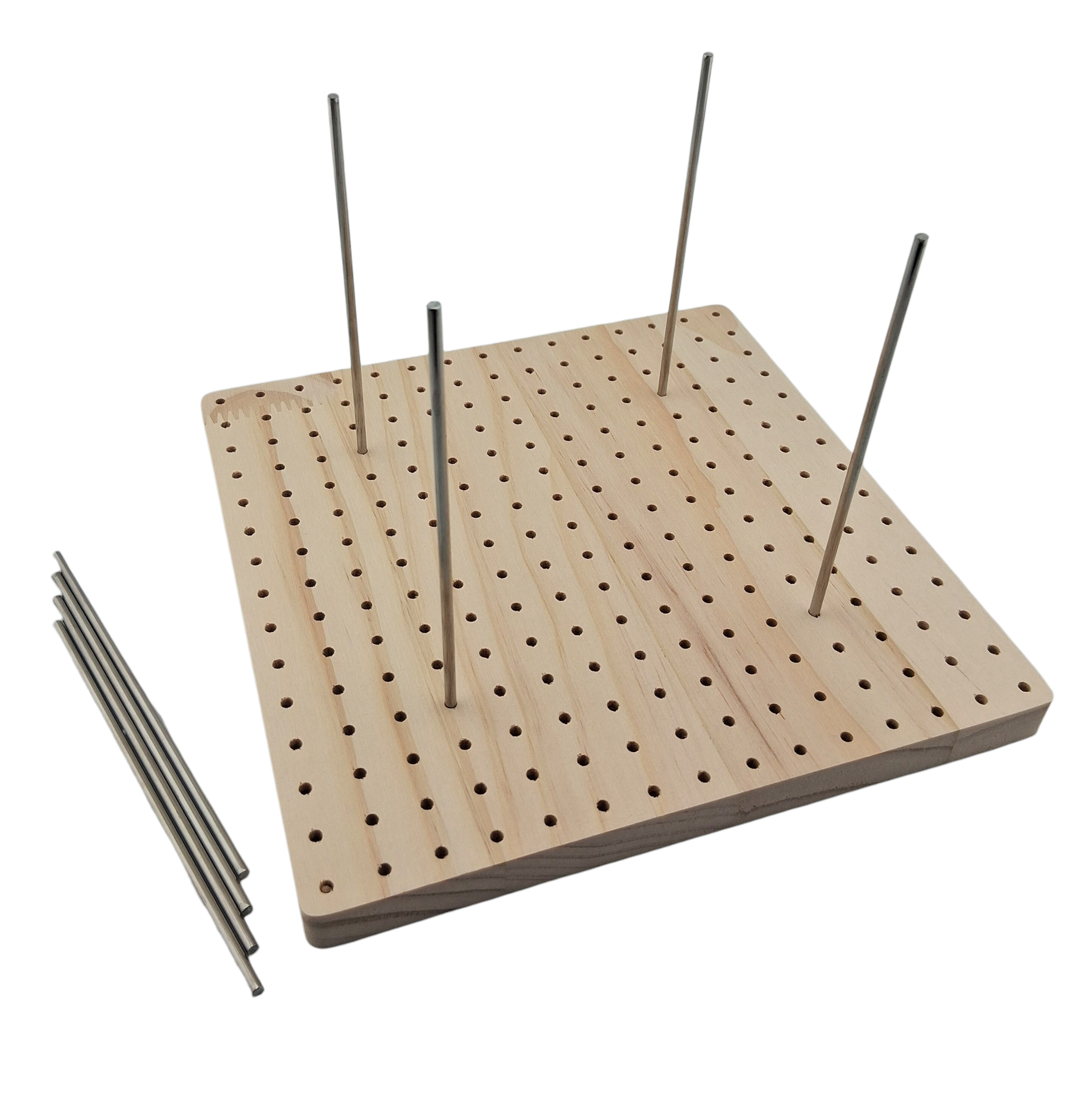 Planche de blocage Granny Square en bois – 20 cm × 20 cm