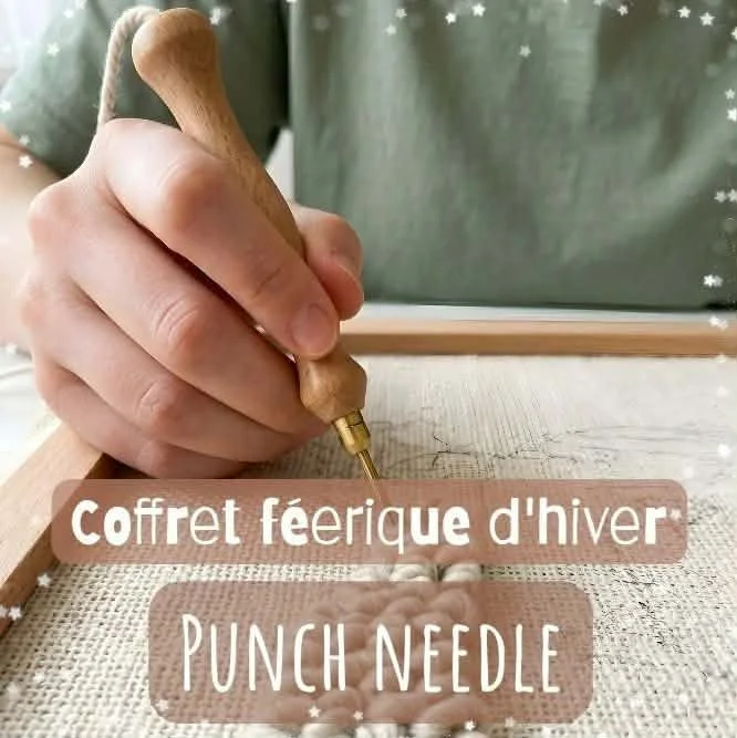 Coffret féerique d’hiver Punch needle