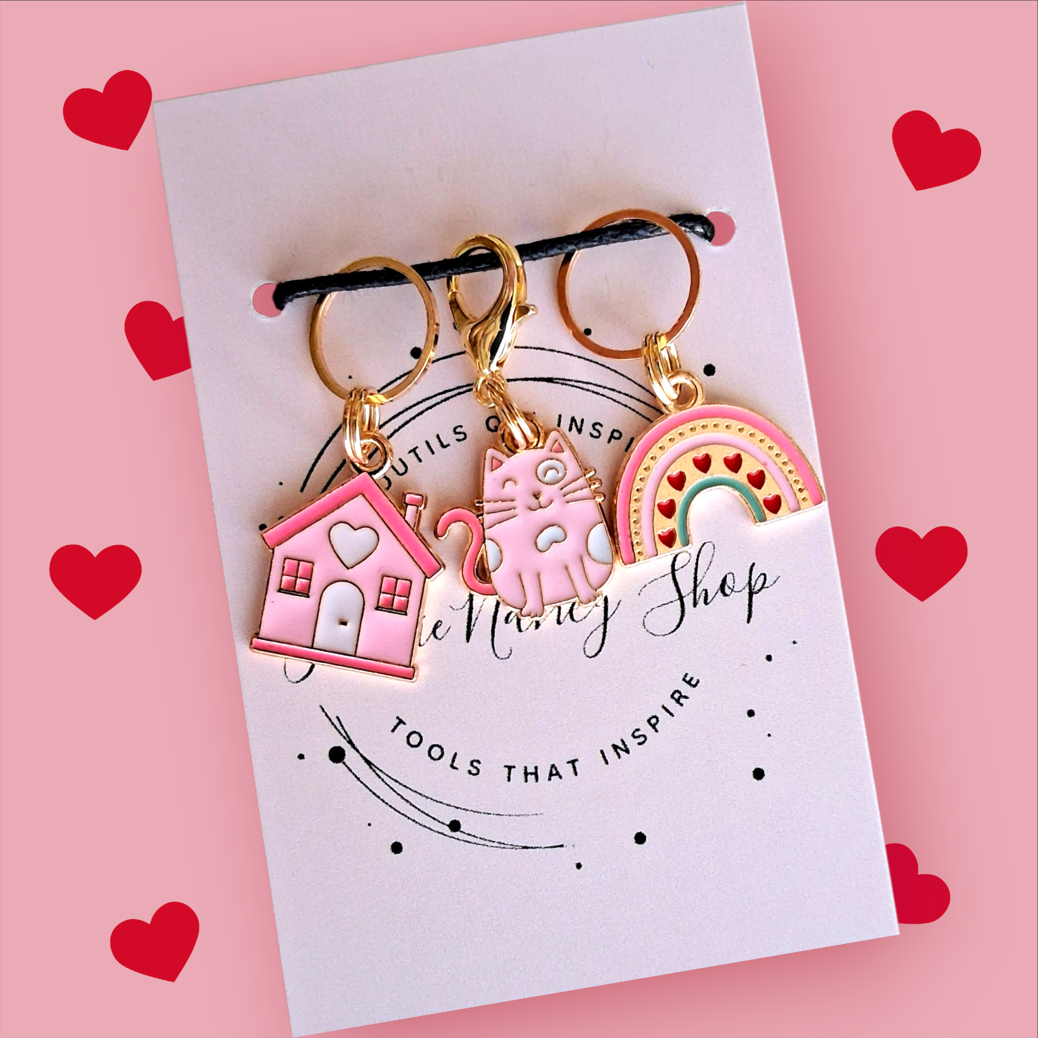 Marqueurs de mailles Saint-Valentin