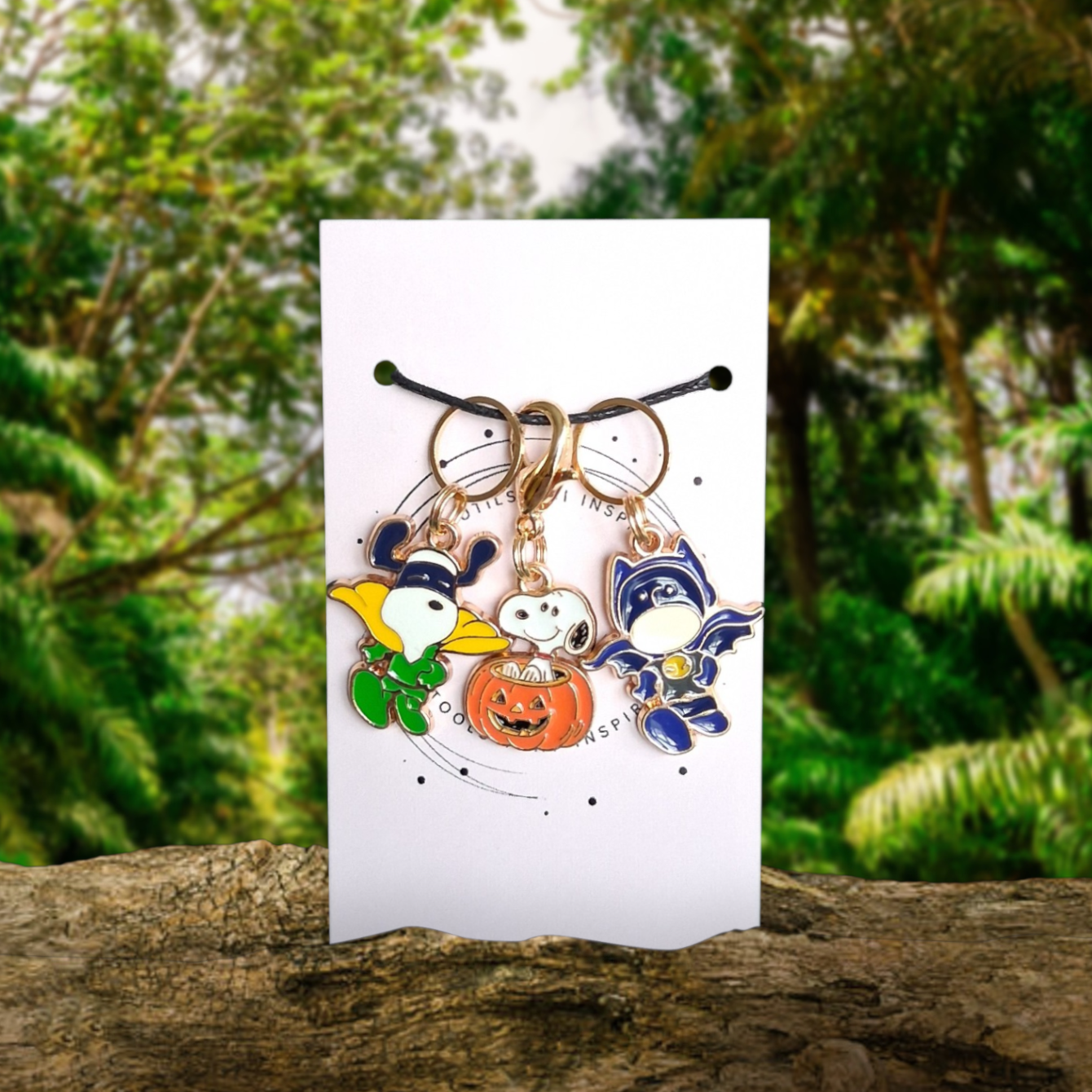 Marqueurs de mailles Snoopy se déguise pour l'Halloween