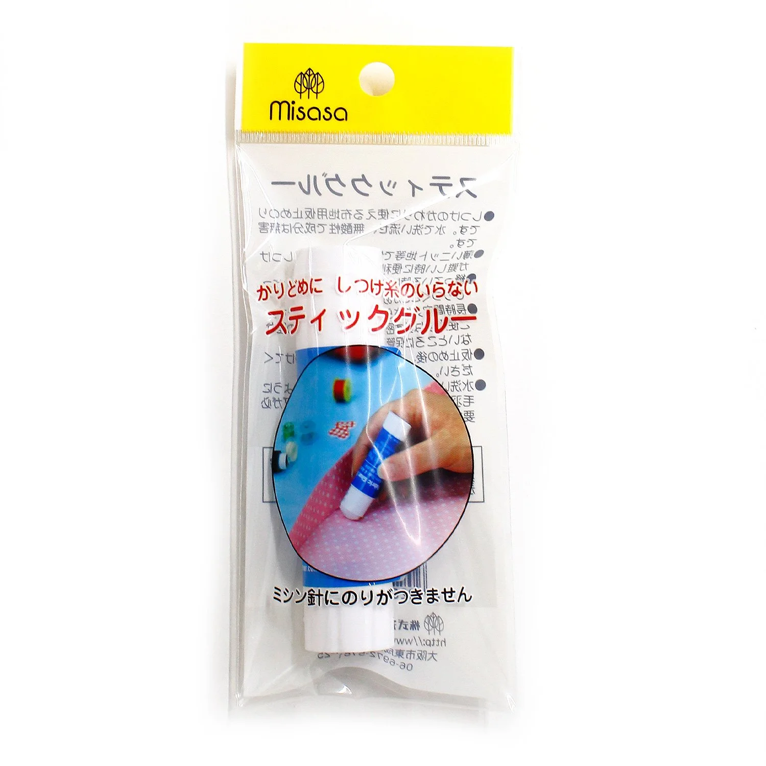 Bâton de colle temporaire pour tissu Misasa