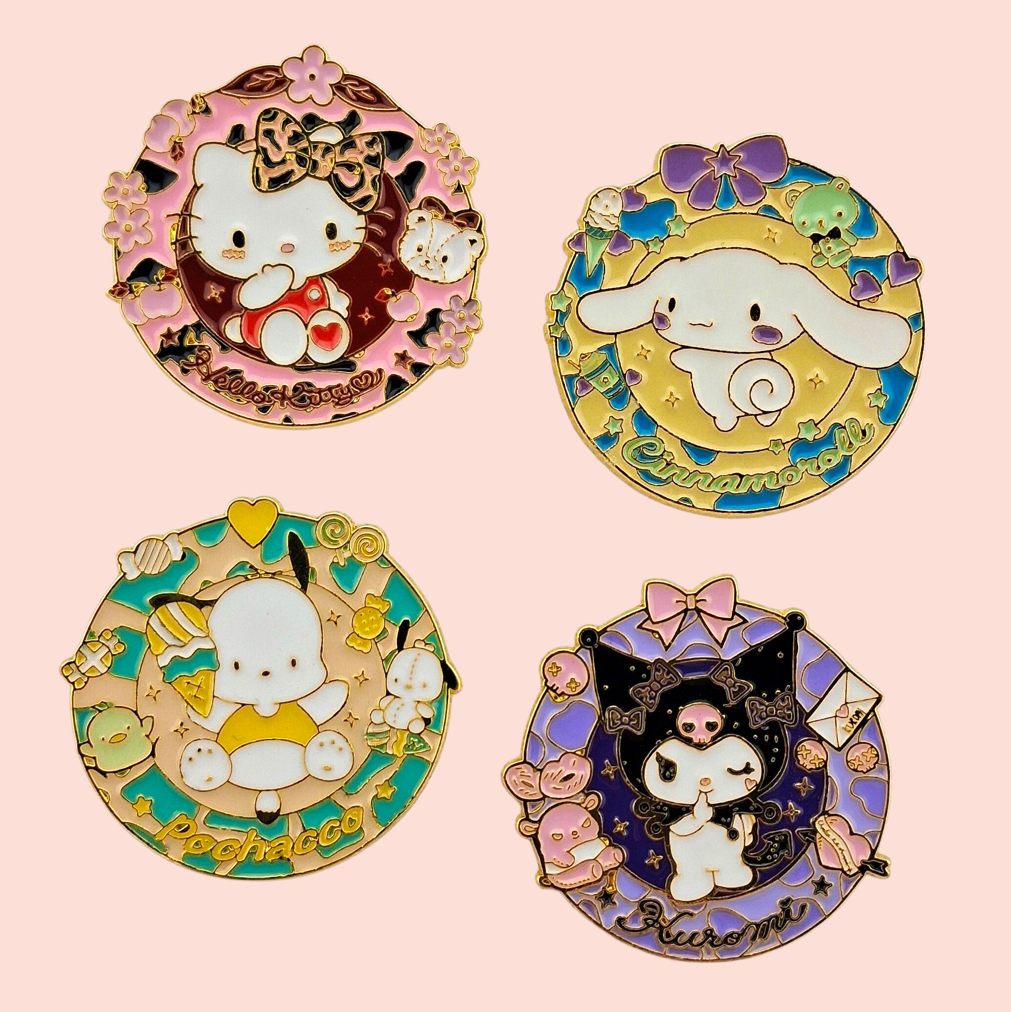 Aimant à aiguilles Hello Kitty Cinnamoroll Pochacco Kuromi needle minder