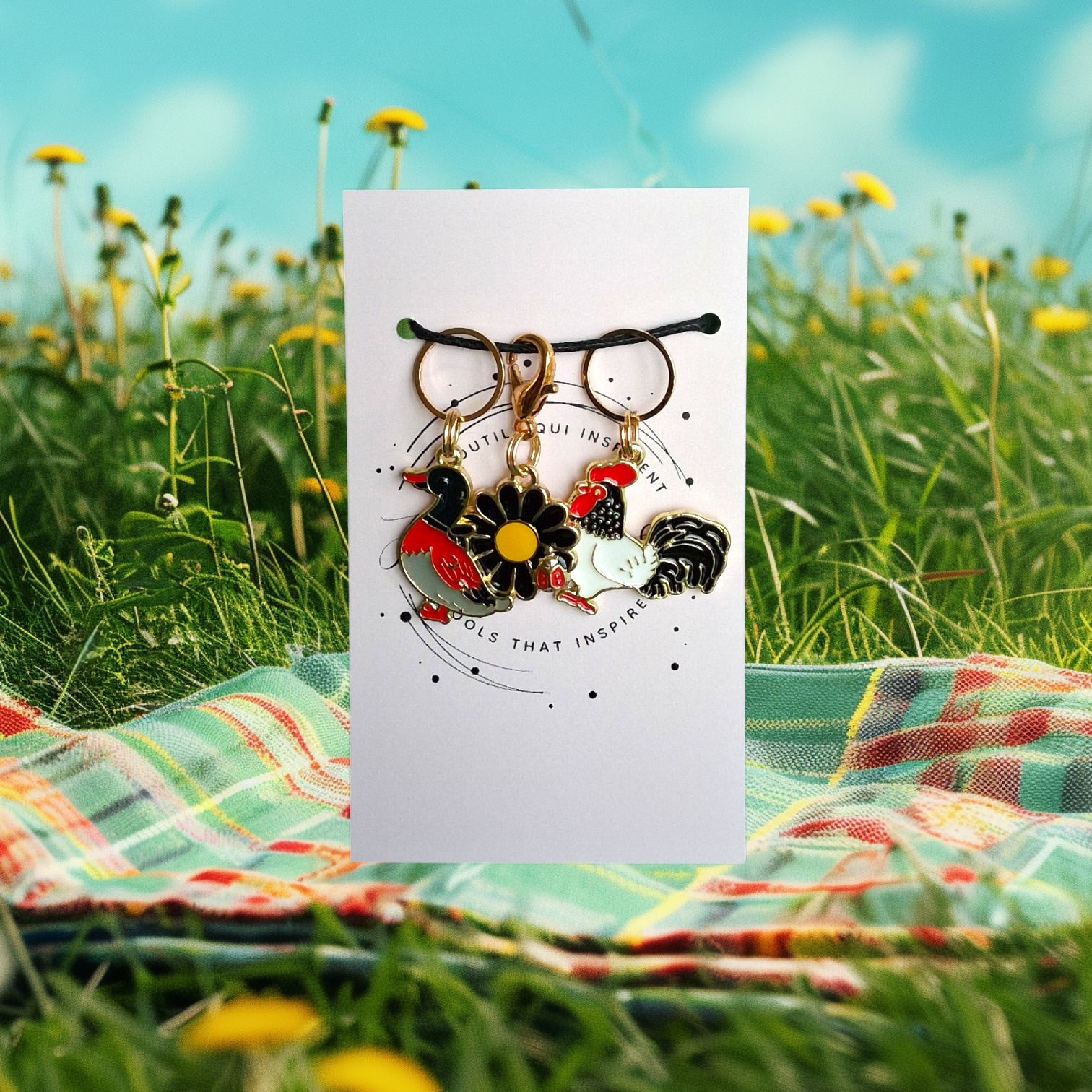 Marqueurs de mailles coq