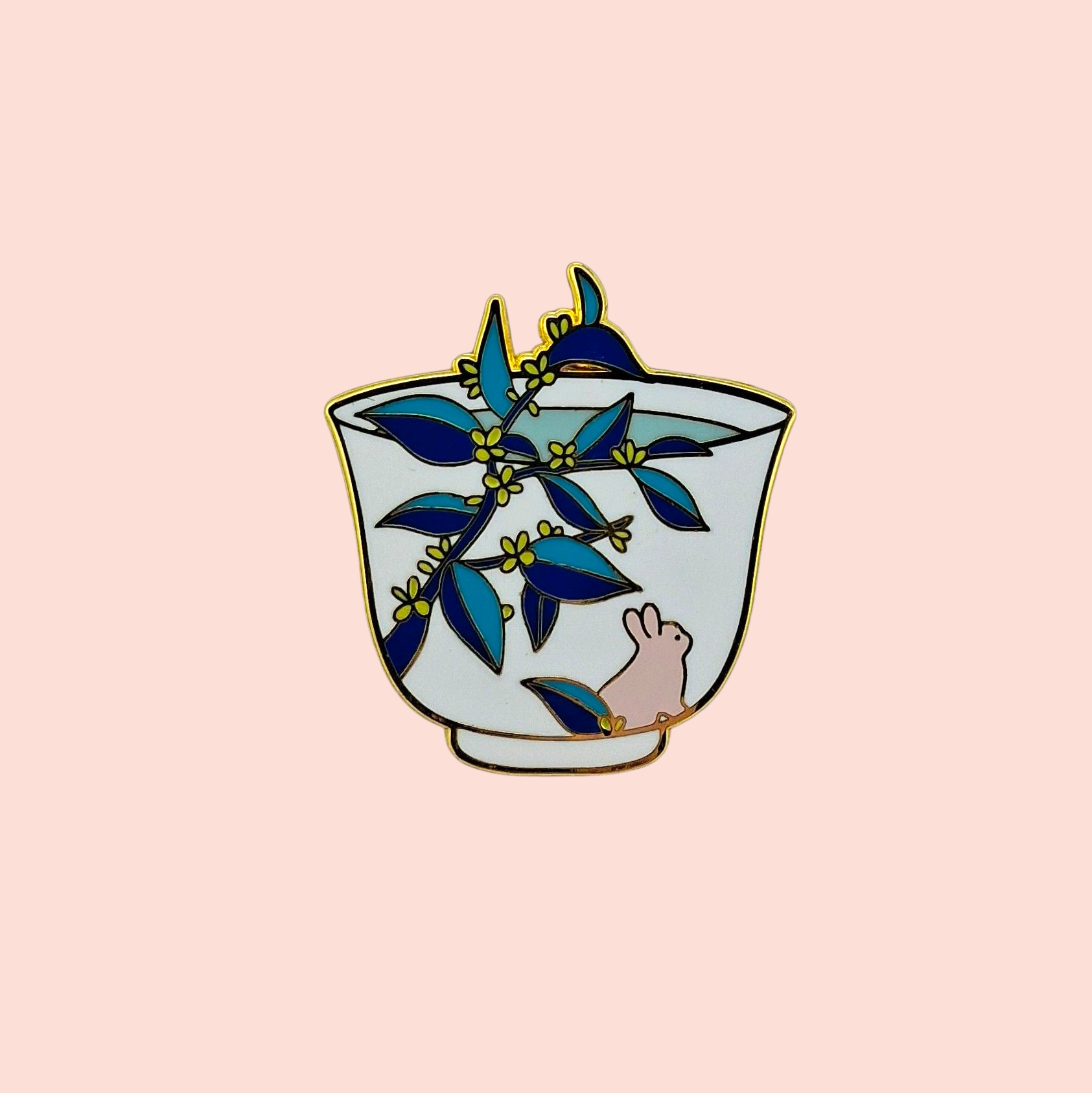Aimant à aiguilles broderie tasse de thé