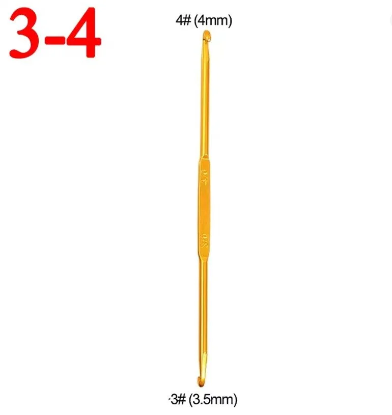 Crochet double de dépannage 3.5mm 4mm double-ended repair hook