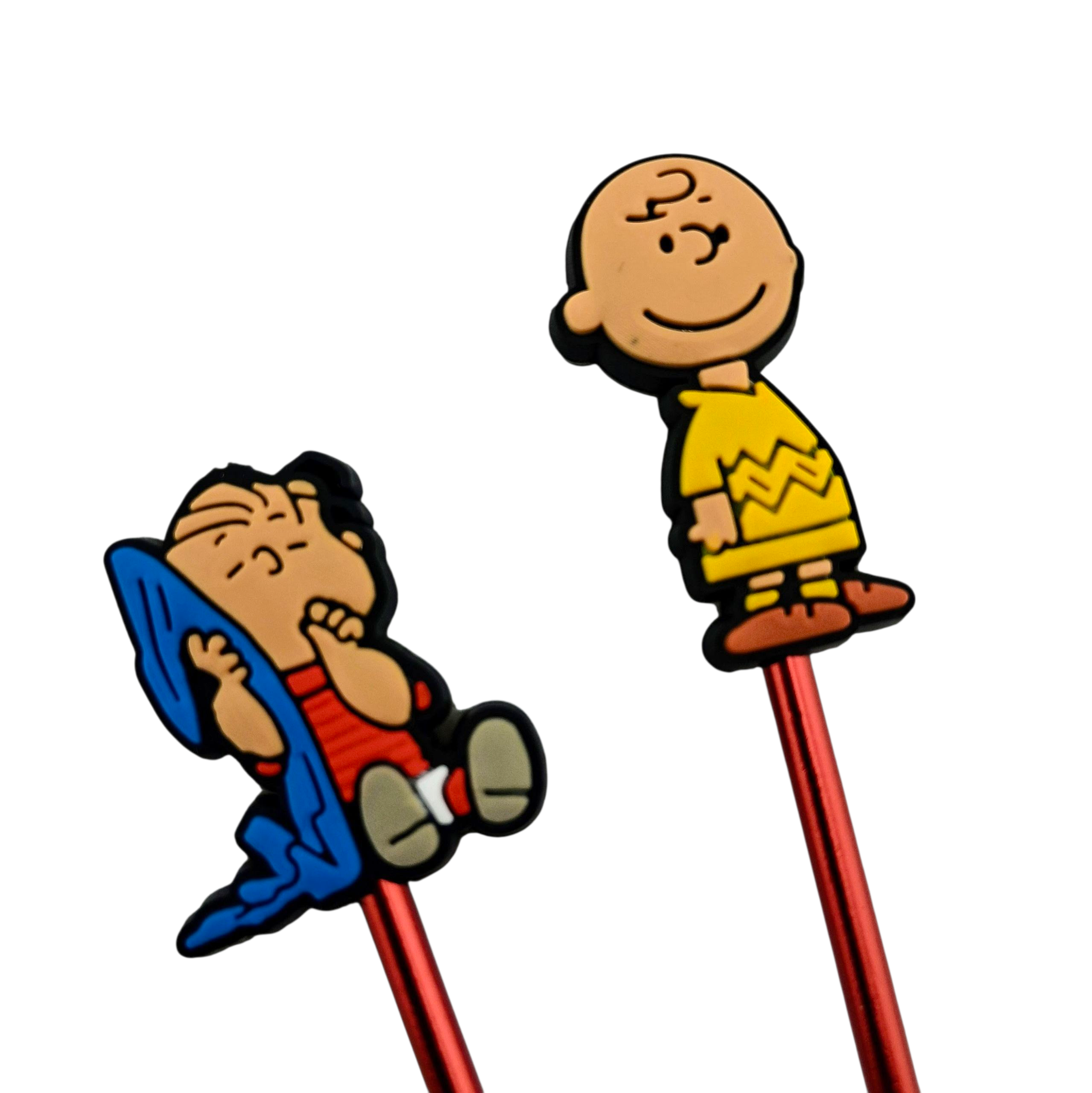 Embouts en silicone pour aiguilles à tricoter Charlie Brown Linus Peanuts knitting needles silicone tips