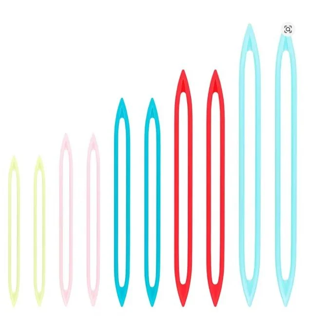 Aiguilles à grande boucle en plastique