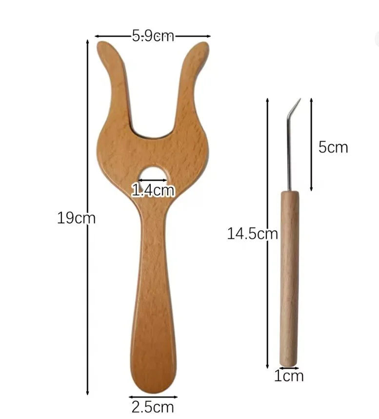 Kit à lucet moyen medium Lucet kit Knitting fork kit