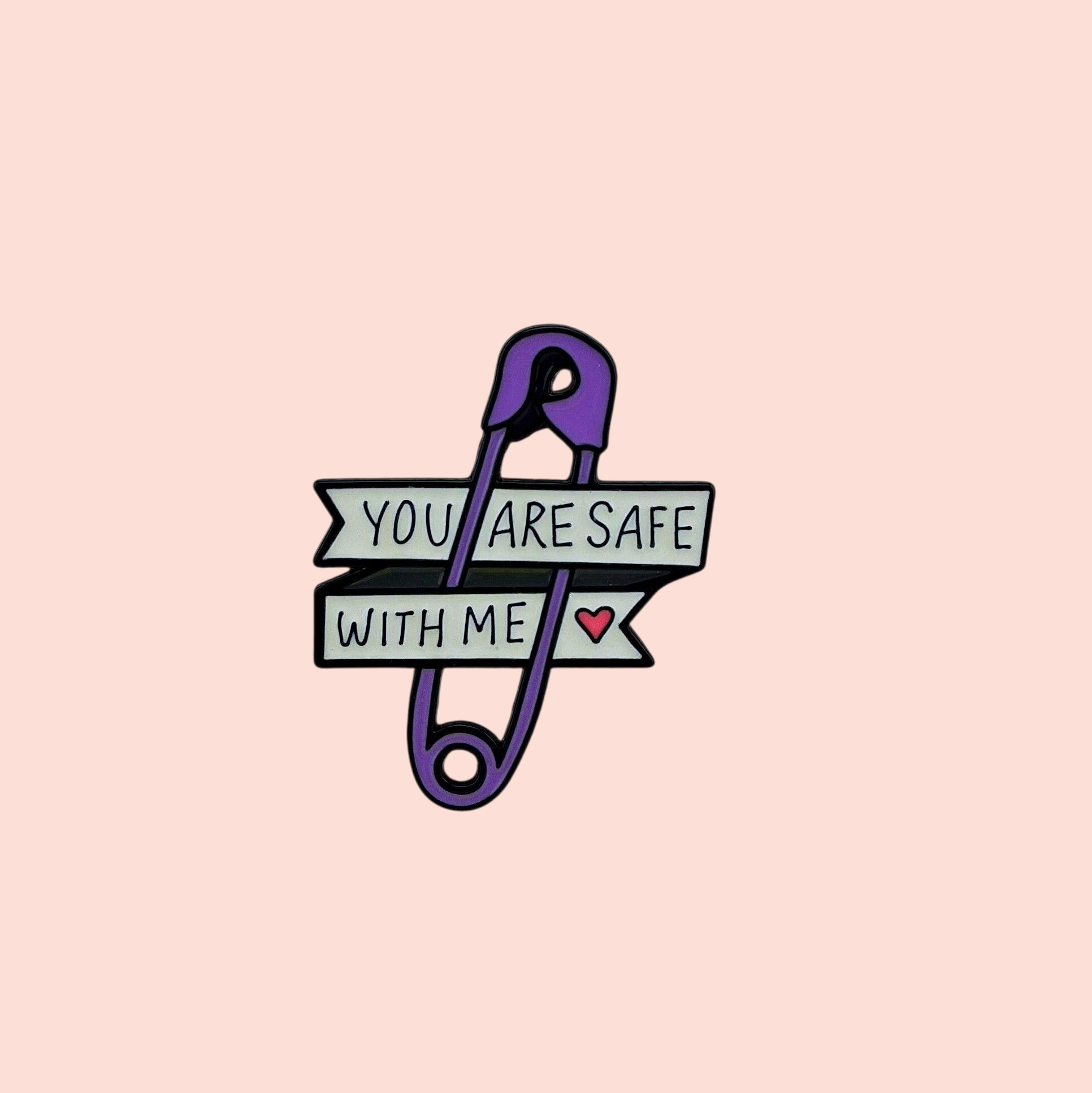 Aimant à aiguilles épingle de sureté You are safe with me needle minder