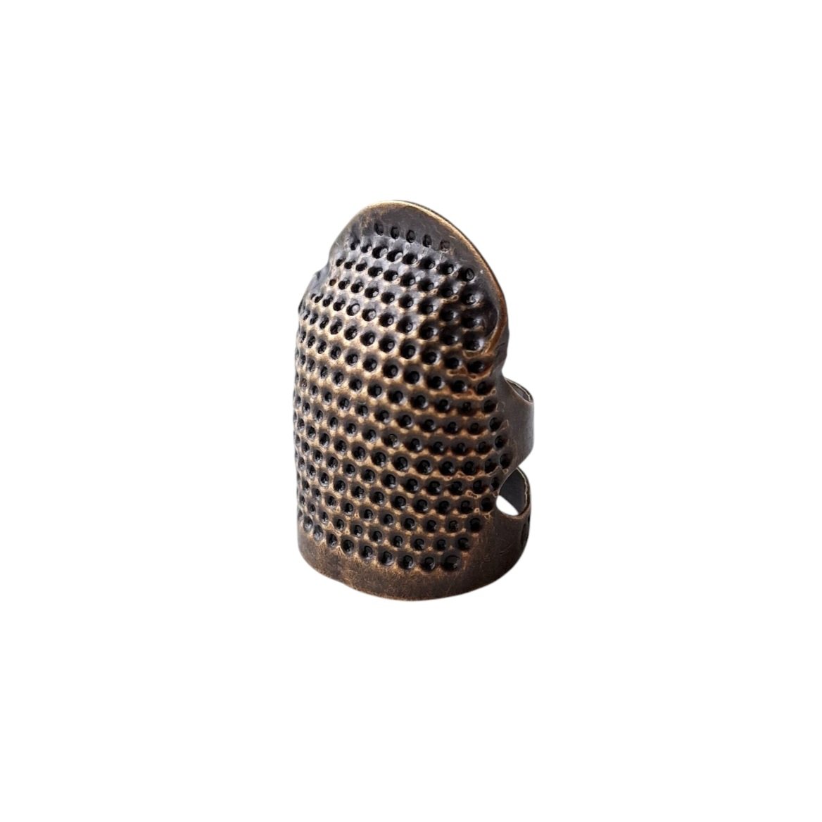 Dé à coudre ajustable bronze antique