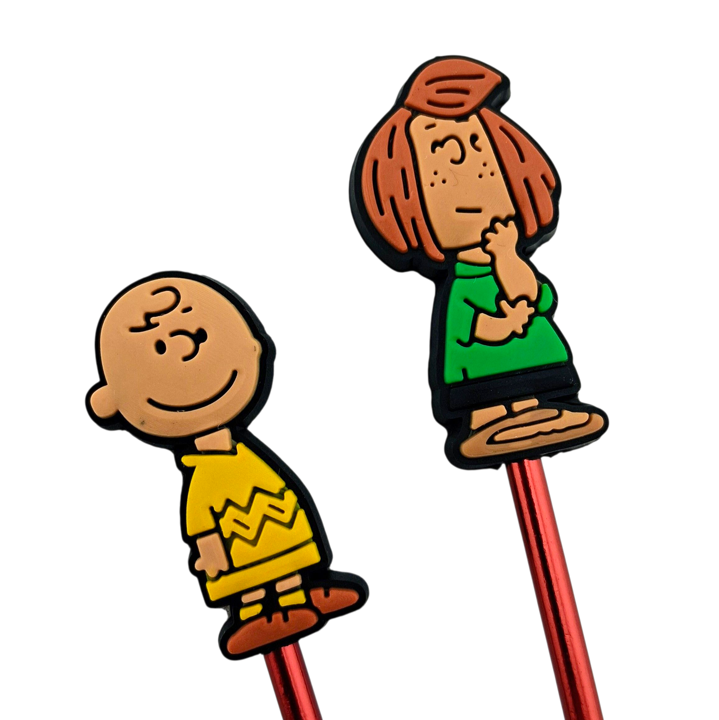 Embouts en silicone pour aiguilles à tricoter Charlie Brown Franklin Peanuts knitting needles silicone tips