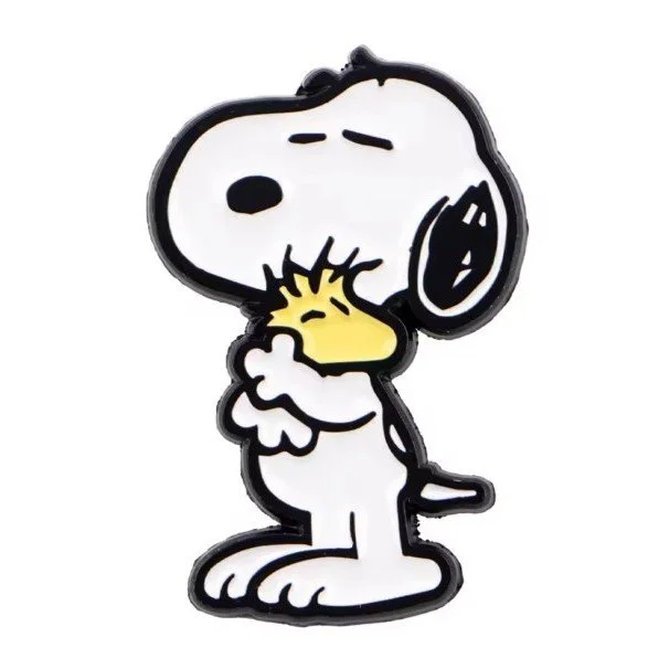Épinglette émaillée Snoopy et Woodstock #1