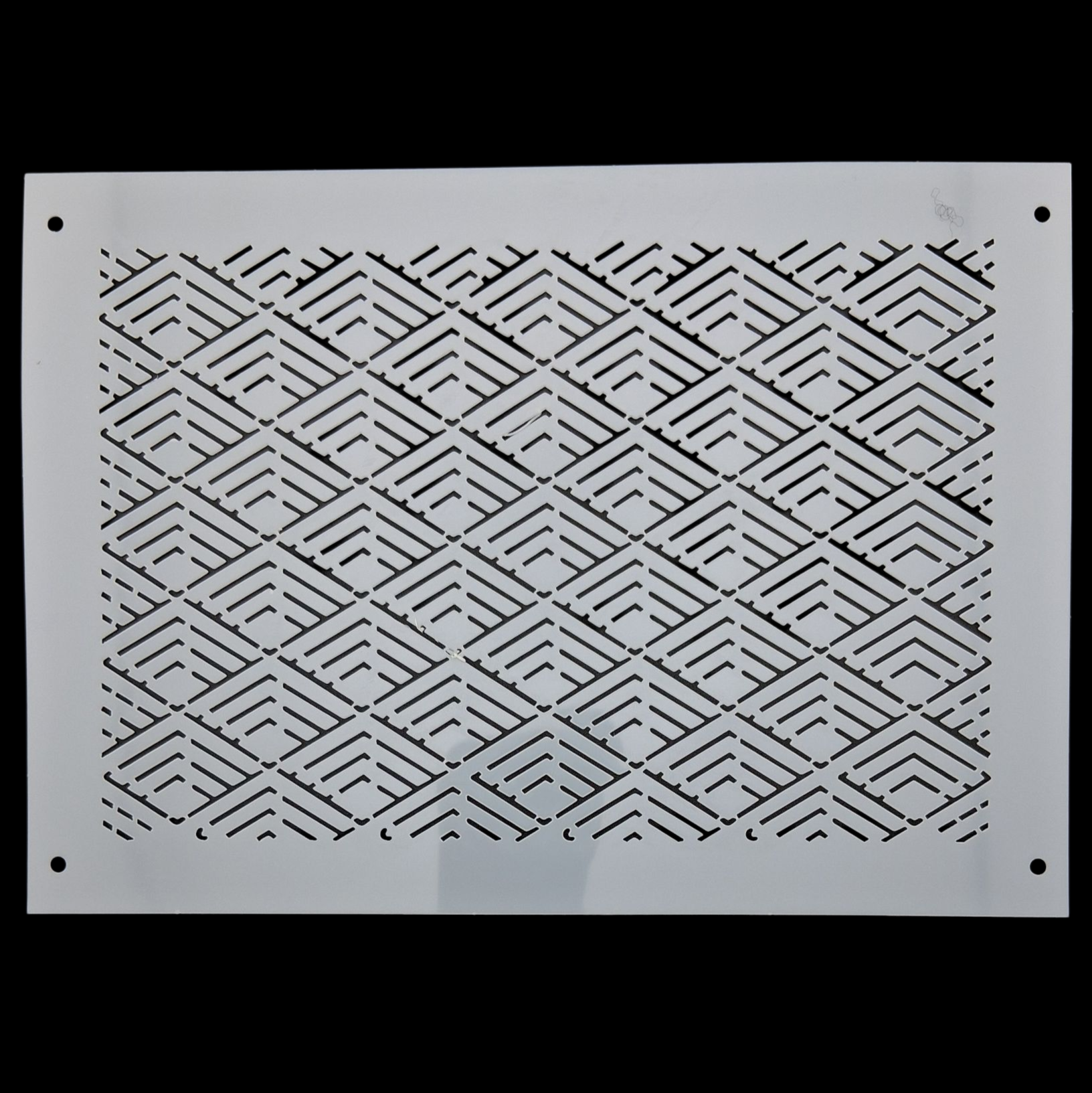 Pochoir en plastique rectangle à sashiko  plastic stencil