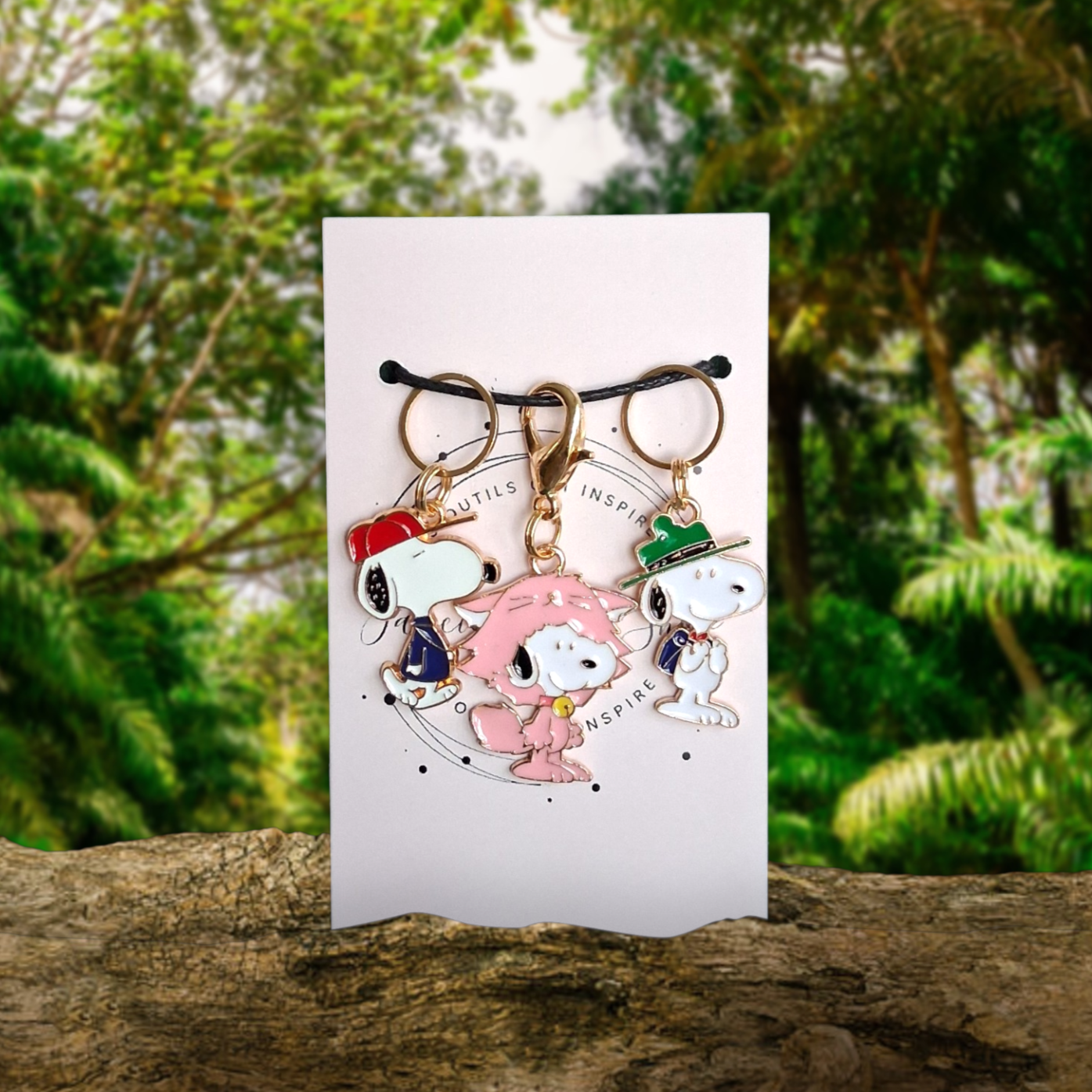 Marqueurs de mailles Snoopy joue un rôle