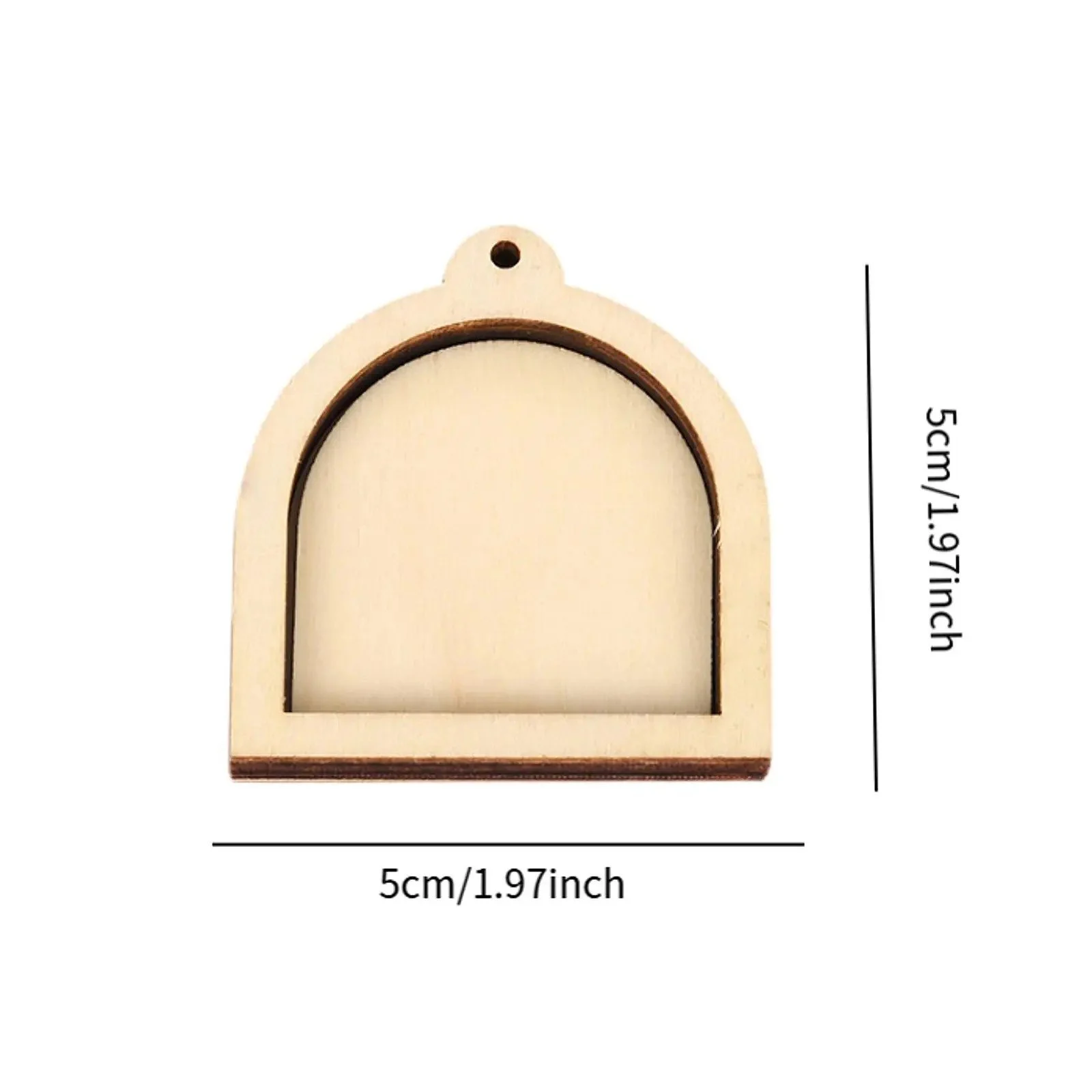 Cerceau à broderie miniature en bois
