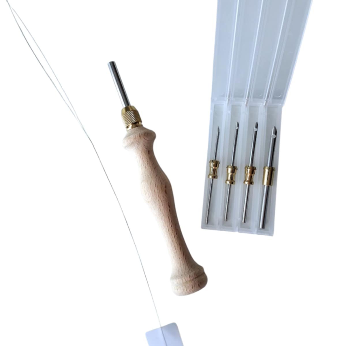 Kit de punch needle bois naturel