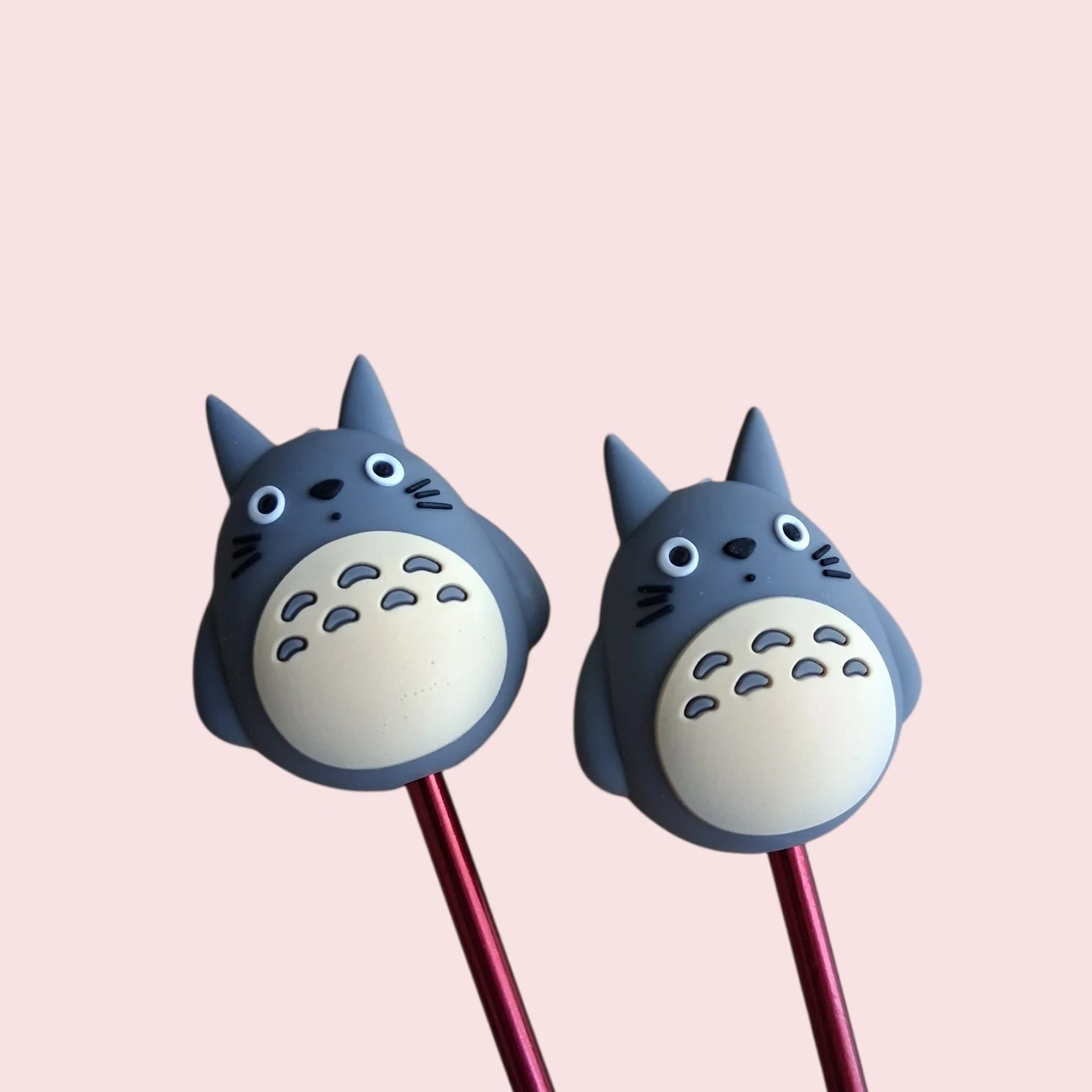 Embouts protecteurs en silicone pour aiguilles à tricoter Totoro 3D