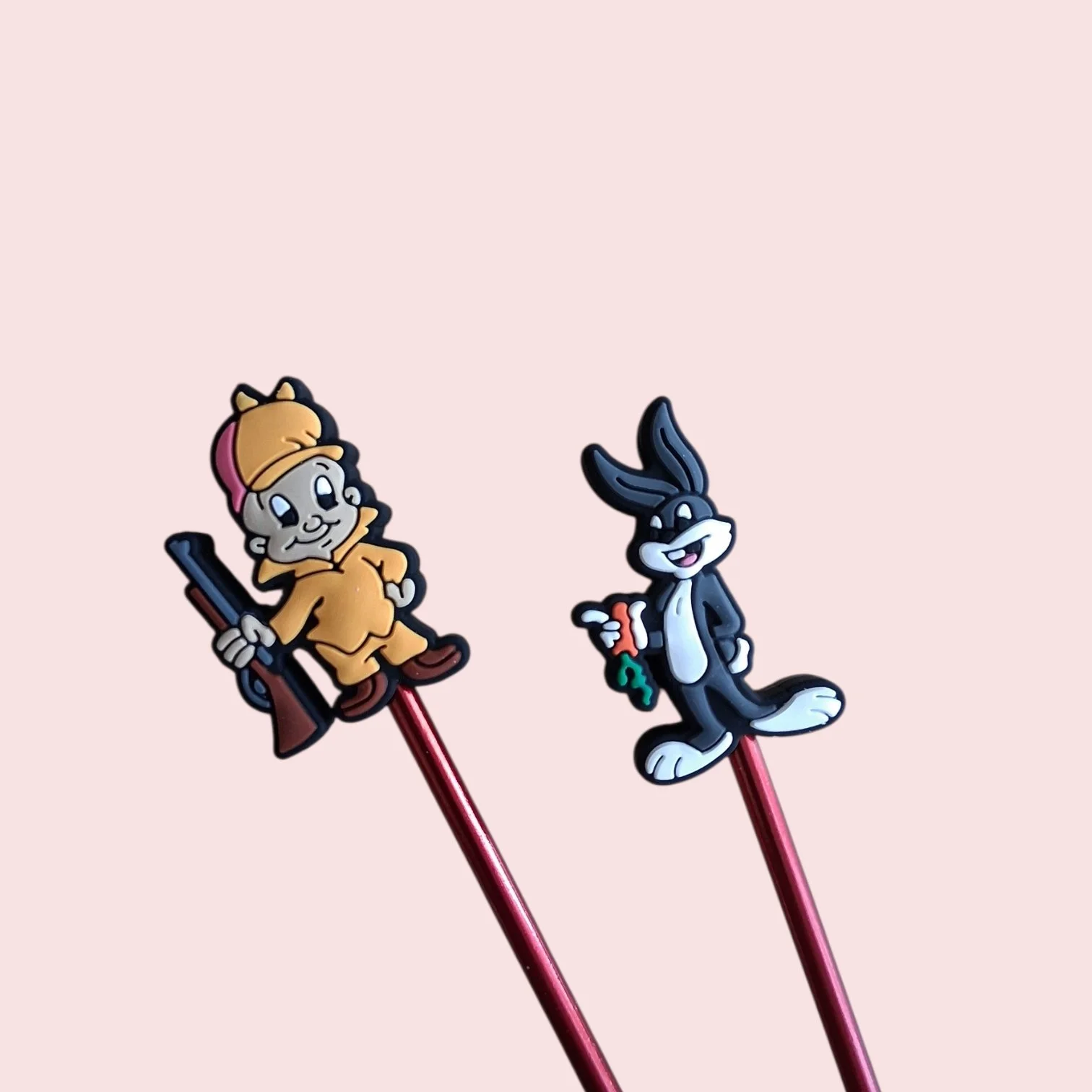 Embouts en silicone pour aiguilles à tricoter Bugs Bunny