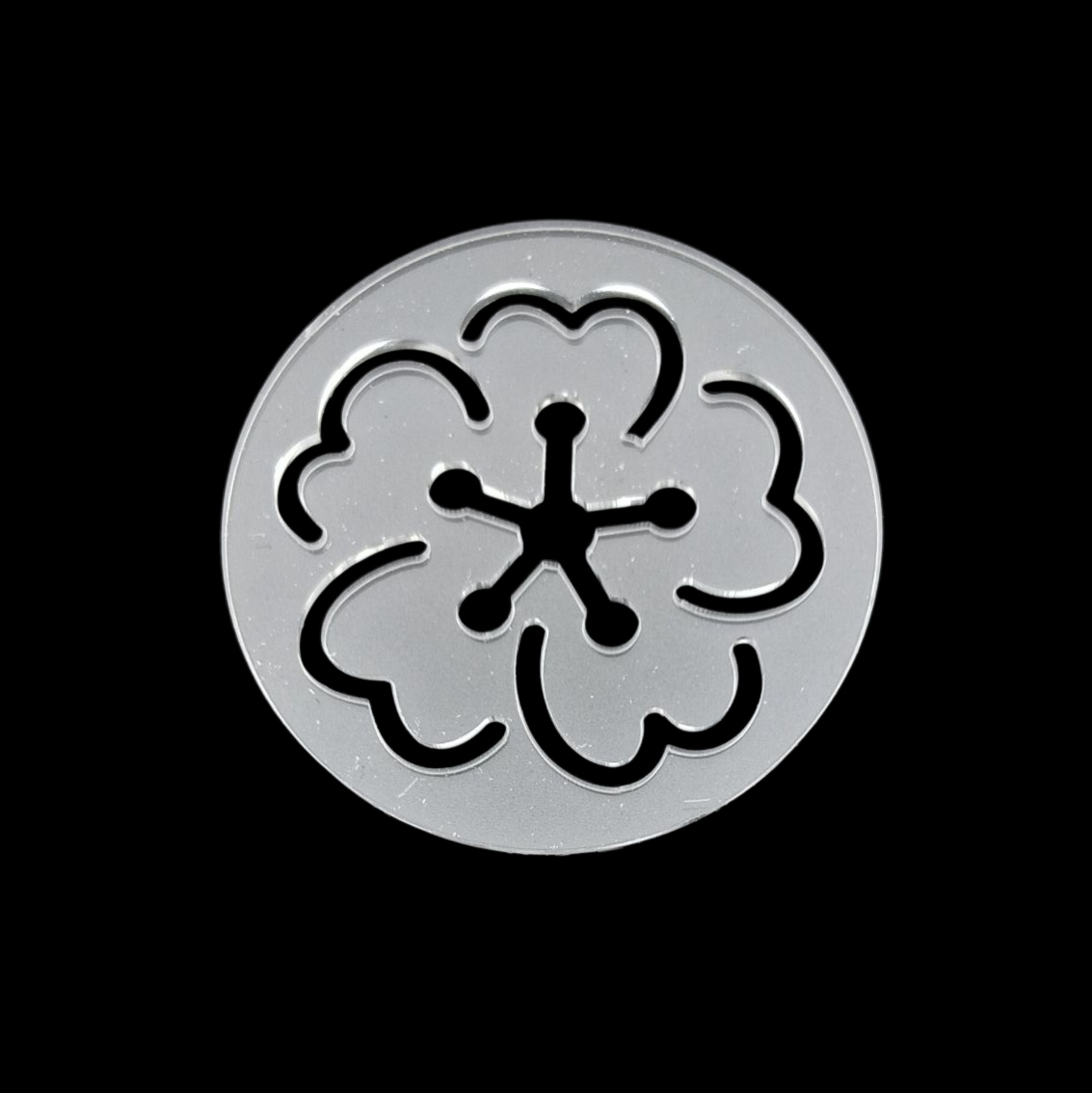 Mini pochoir rond à sashiko mini round stencil