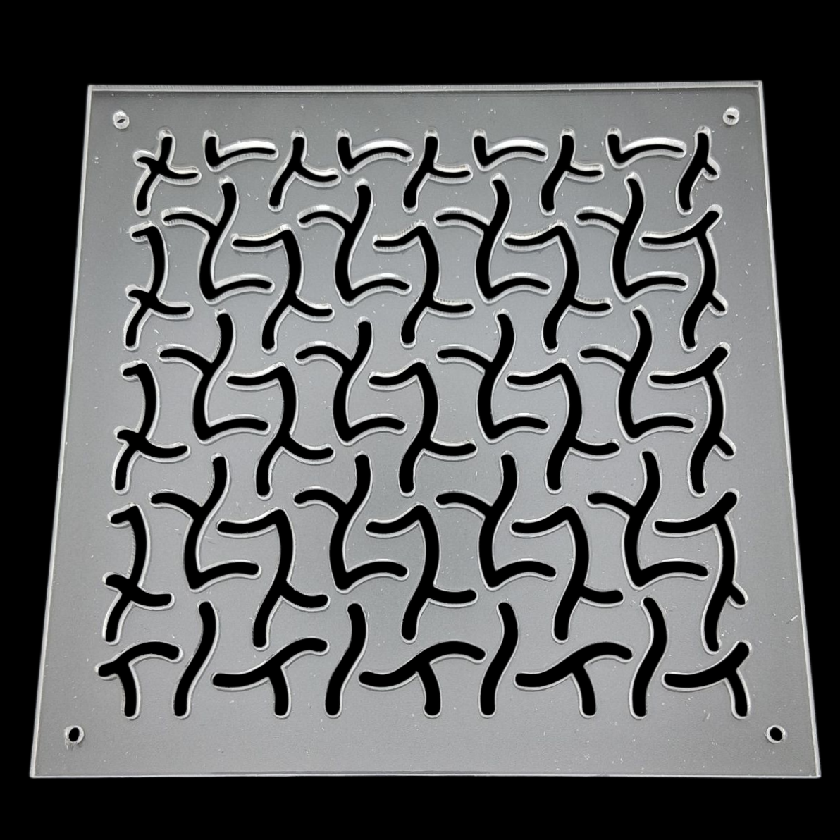 Pochoir carré à sashiko square stencil