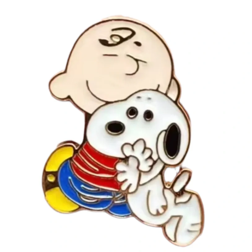 Épinglette émaillée Charlie et Snoopy