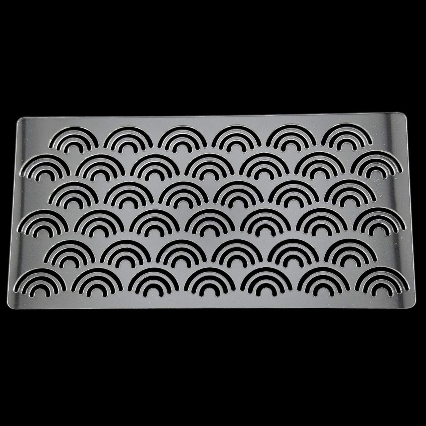 Pochoir rectangle à sashiko stencil