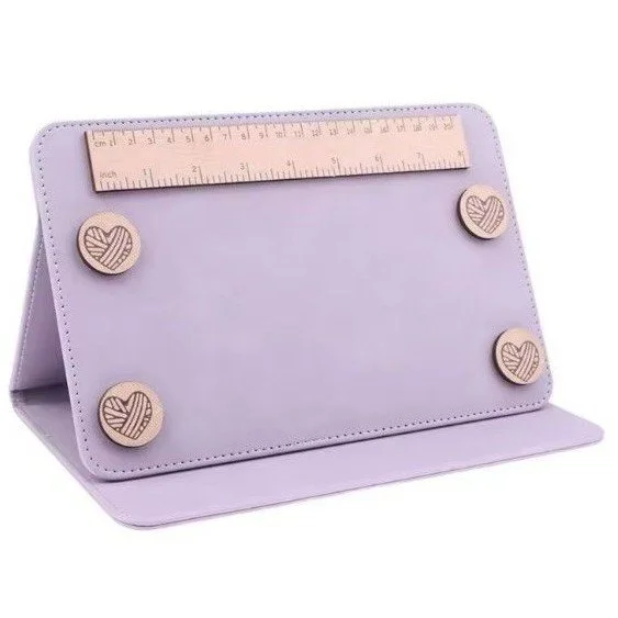 Support à patron aimanté mauve