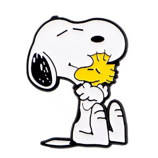 Épinglette émaillée Snoopy et Woodstock #2