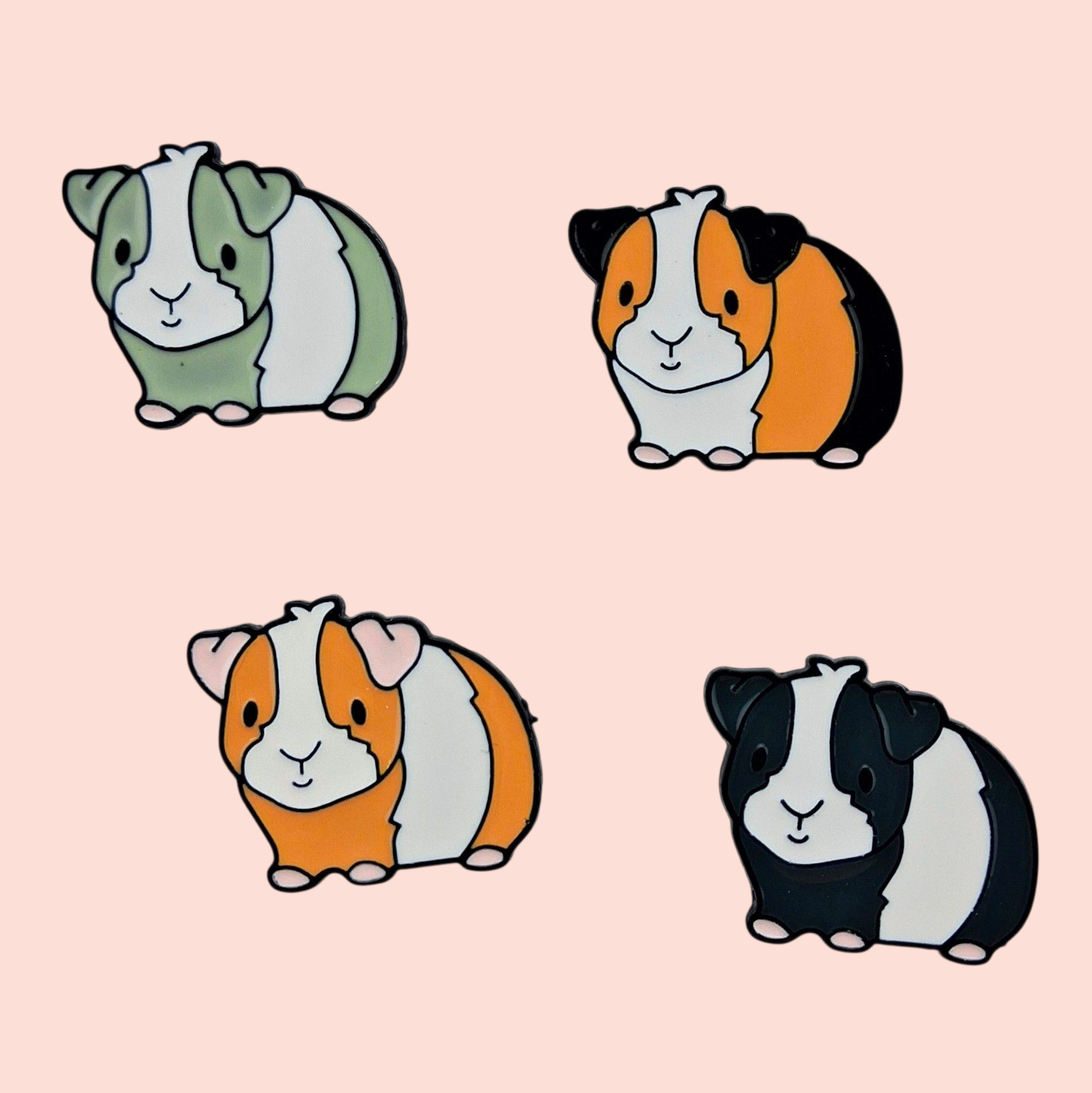Aimant à aiguilles cochon d'inde guinea pig needle minder