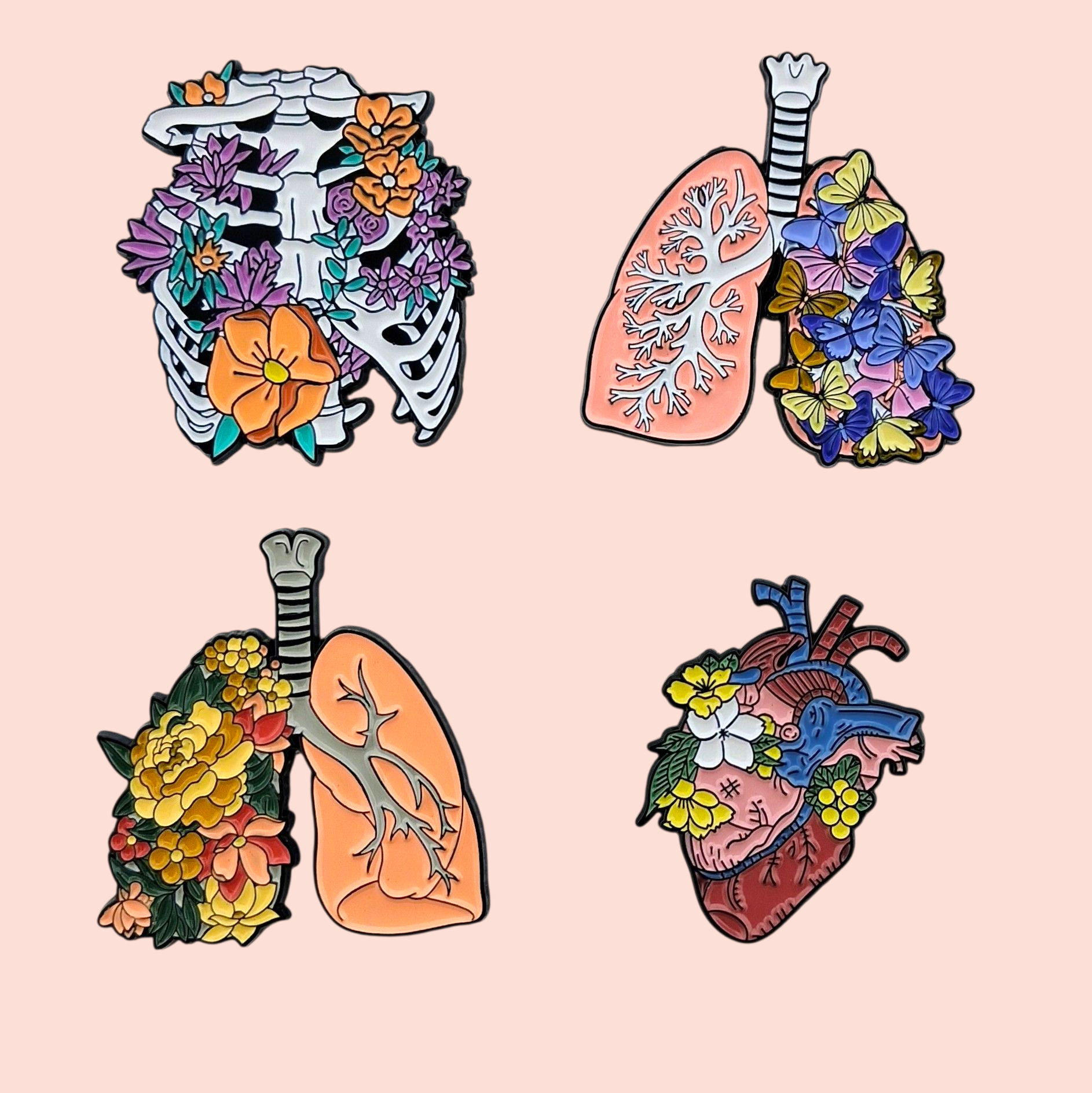Aimant à aiguilles thorax poumon coeur lung heart
