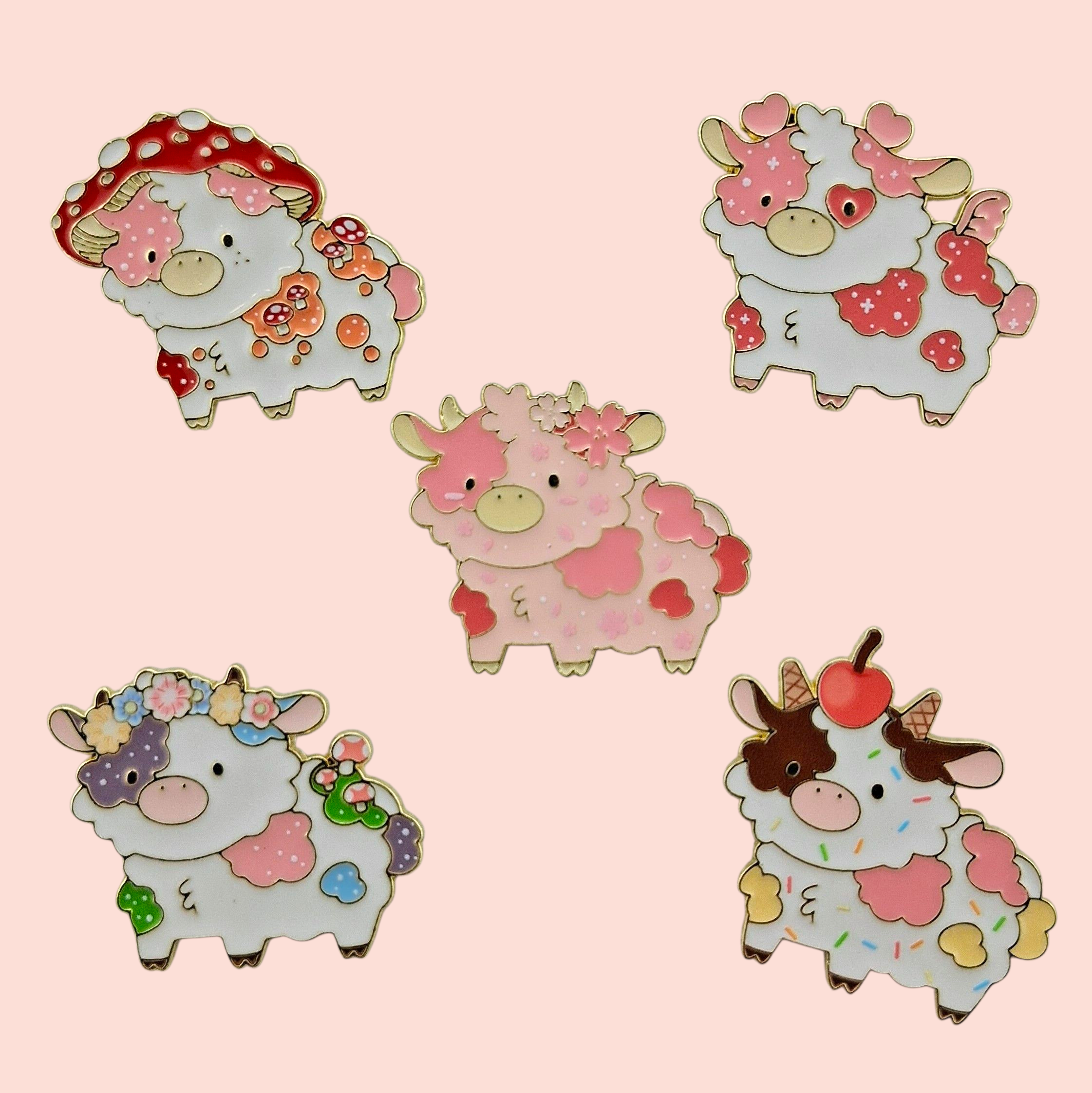 Aimants à aiguilles vache cow needle minder