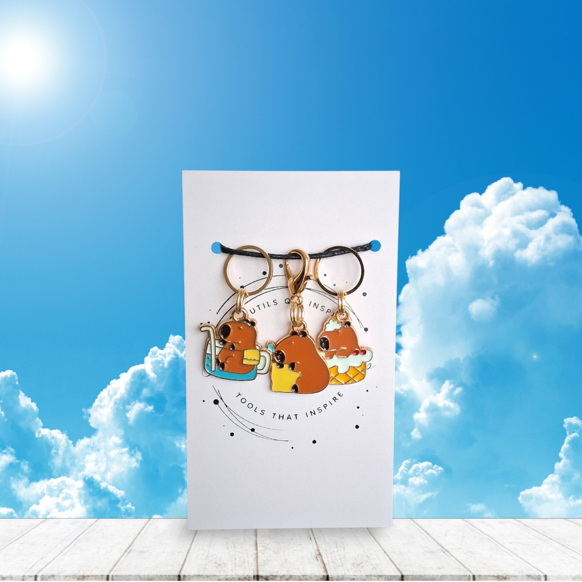 Marqueurs de mailles capybaras