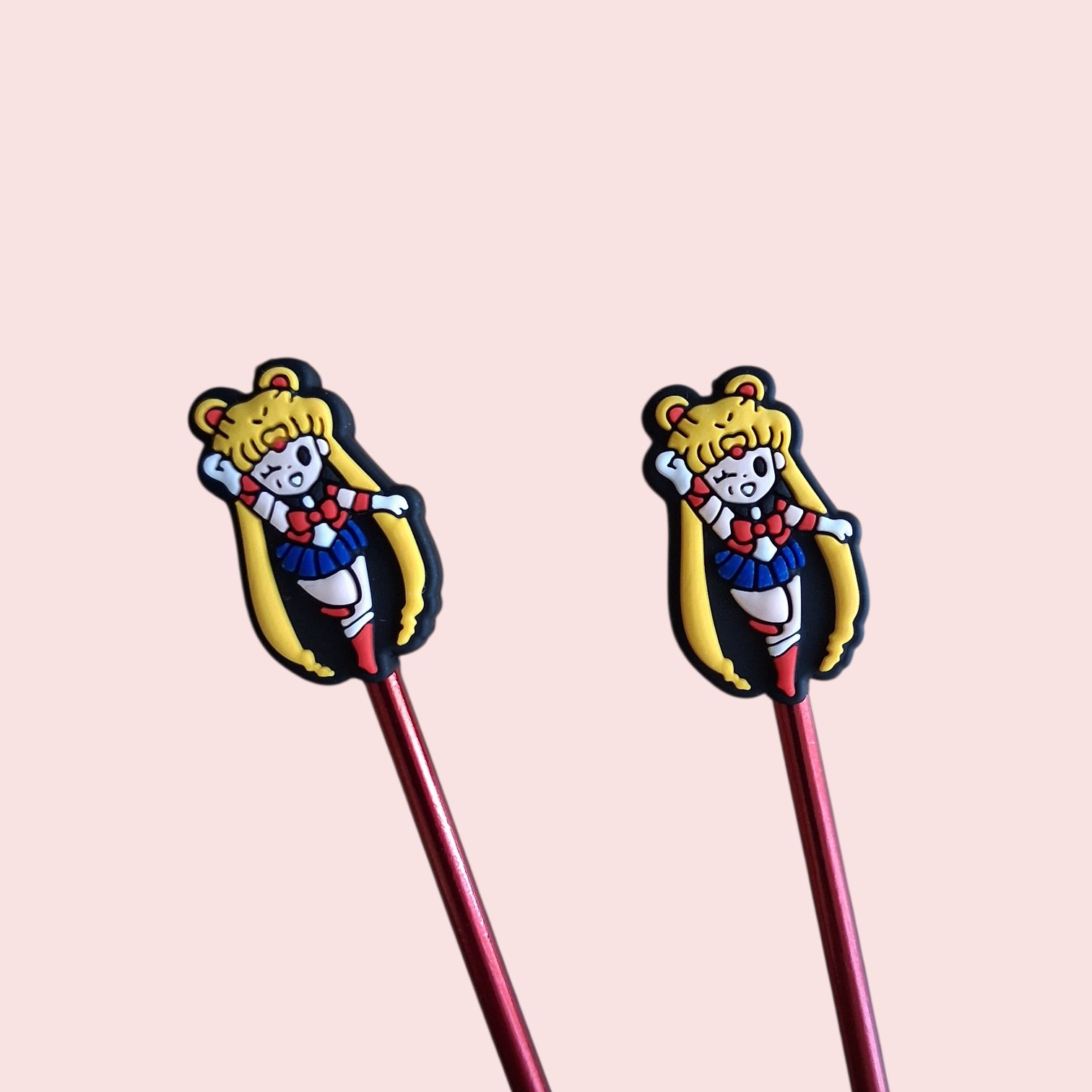 Embouts en silicone pour aiguilles à tricoter Sailor Moon