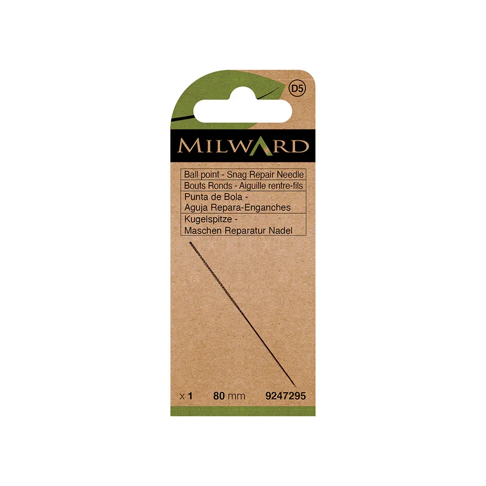 Aiguille de réparation d’accrocs – Milward Green (80 mm)