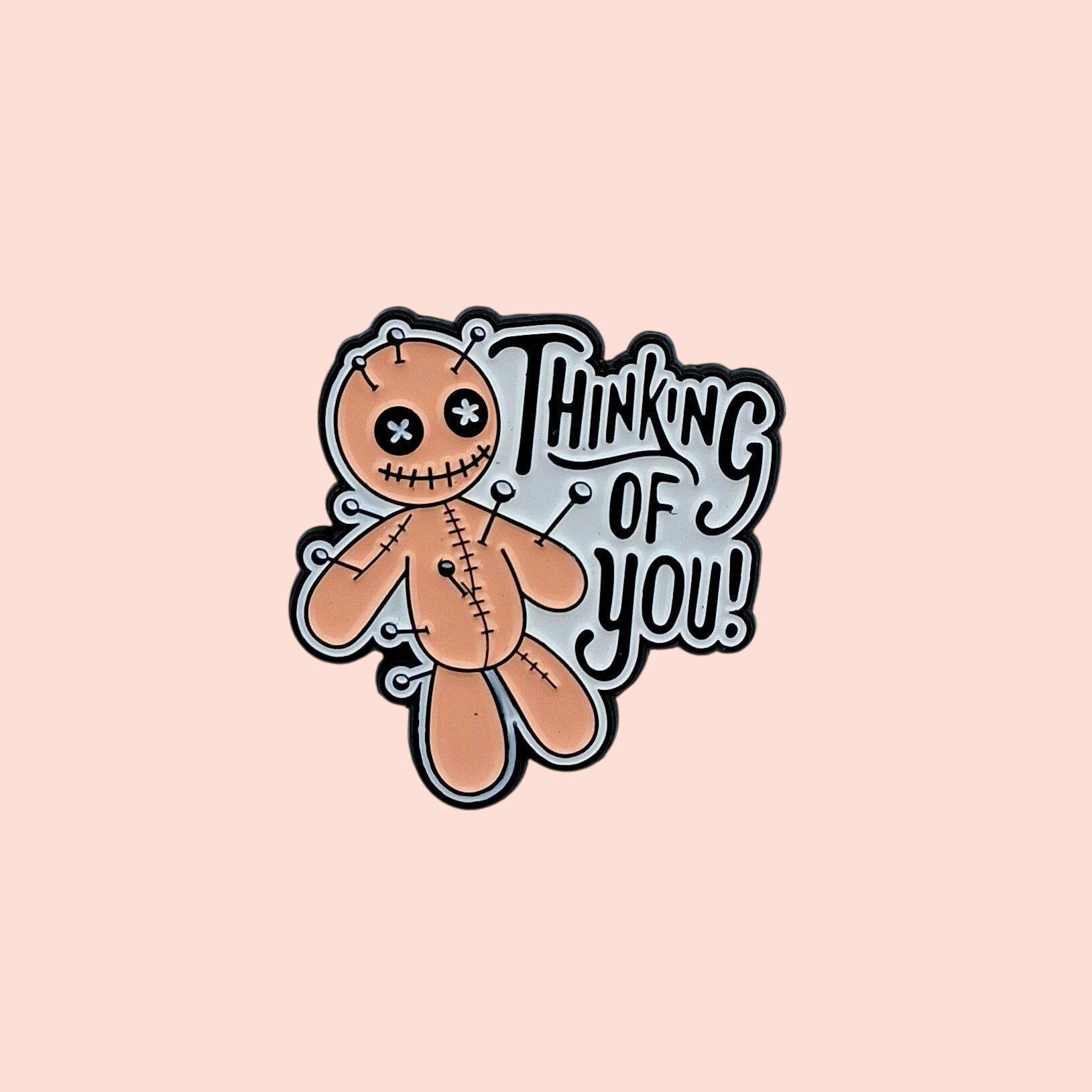 Aimant à aiguilles poupée voodoo Thinking of you needle minder