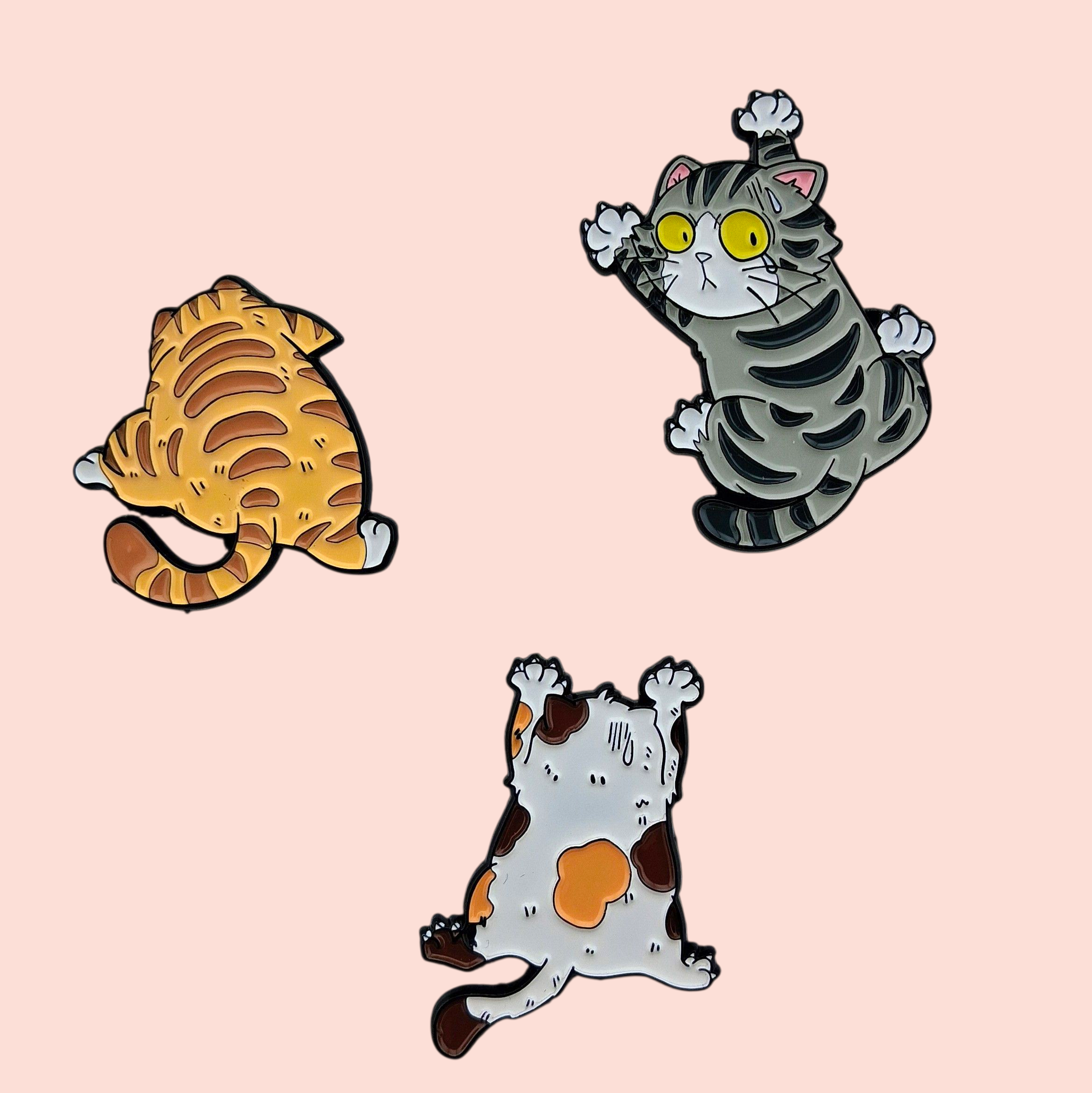 Aimant à aiguilles chat acrobate