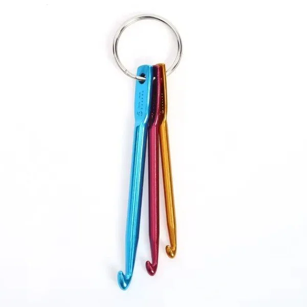 Porte-clés avec 3 mini crochets 3 minis hooks keychain