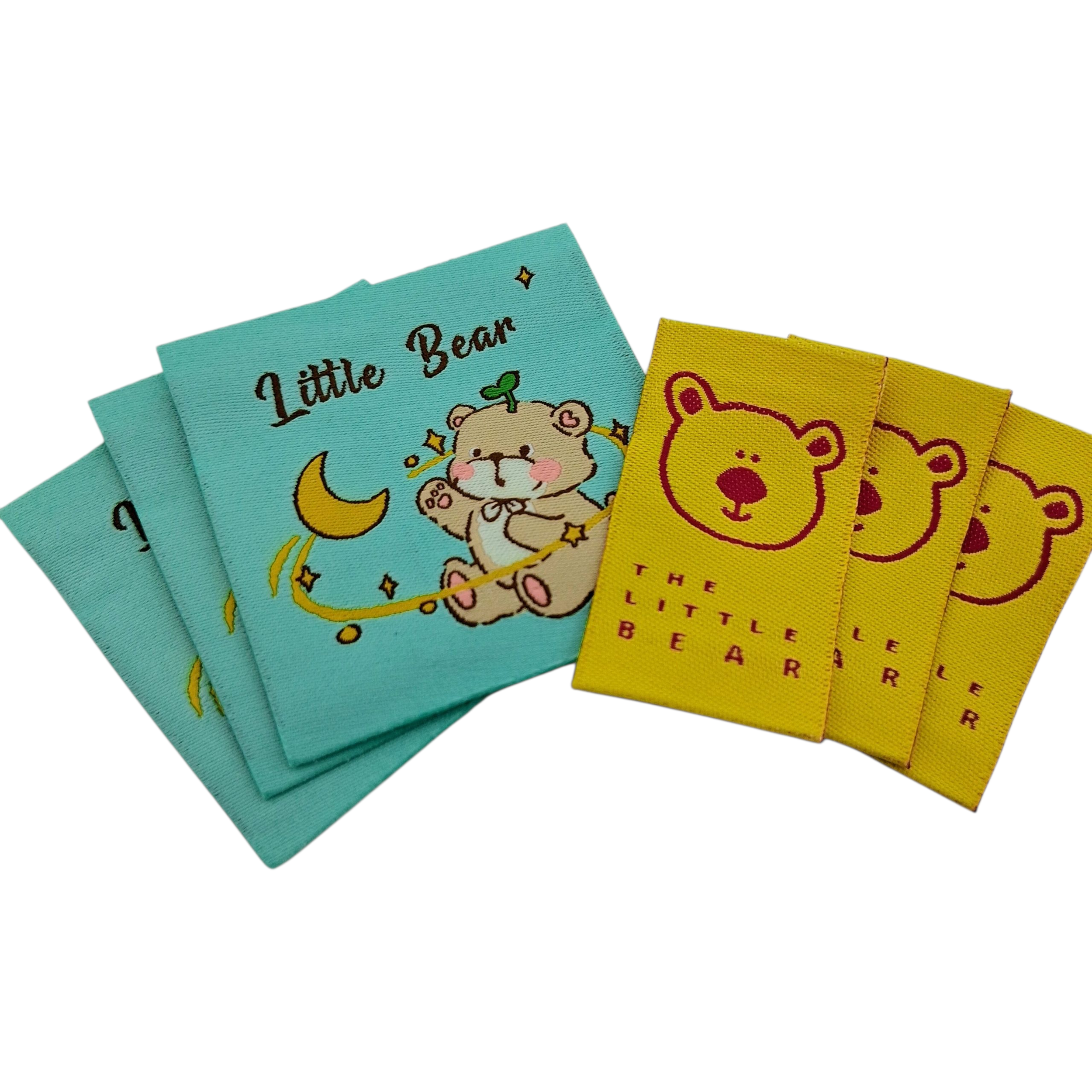 Étiquettes en tissu Little Bear fabric labels