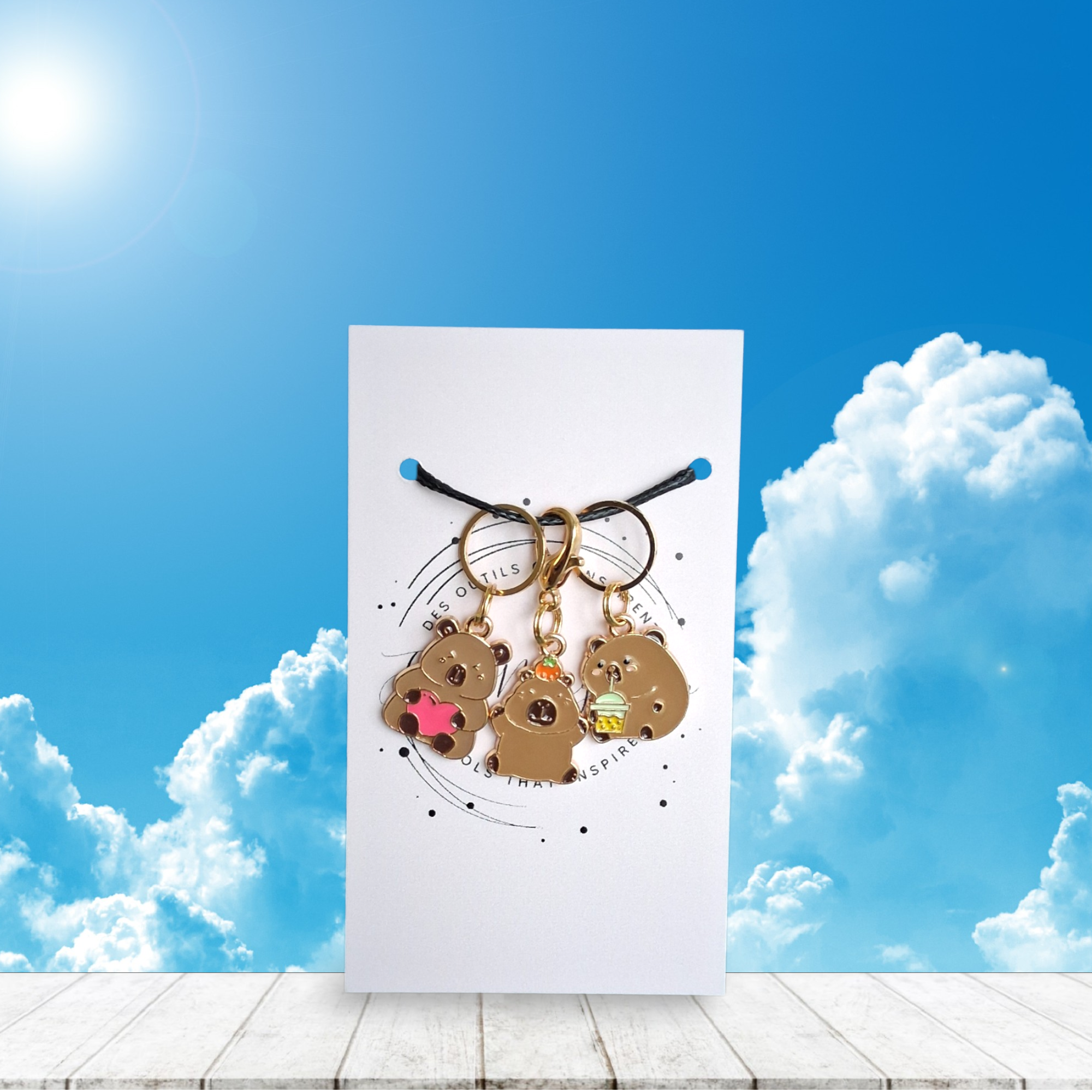 Marqueurs de mailles capybaras