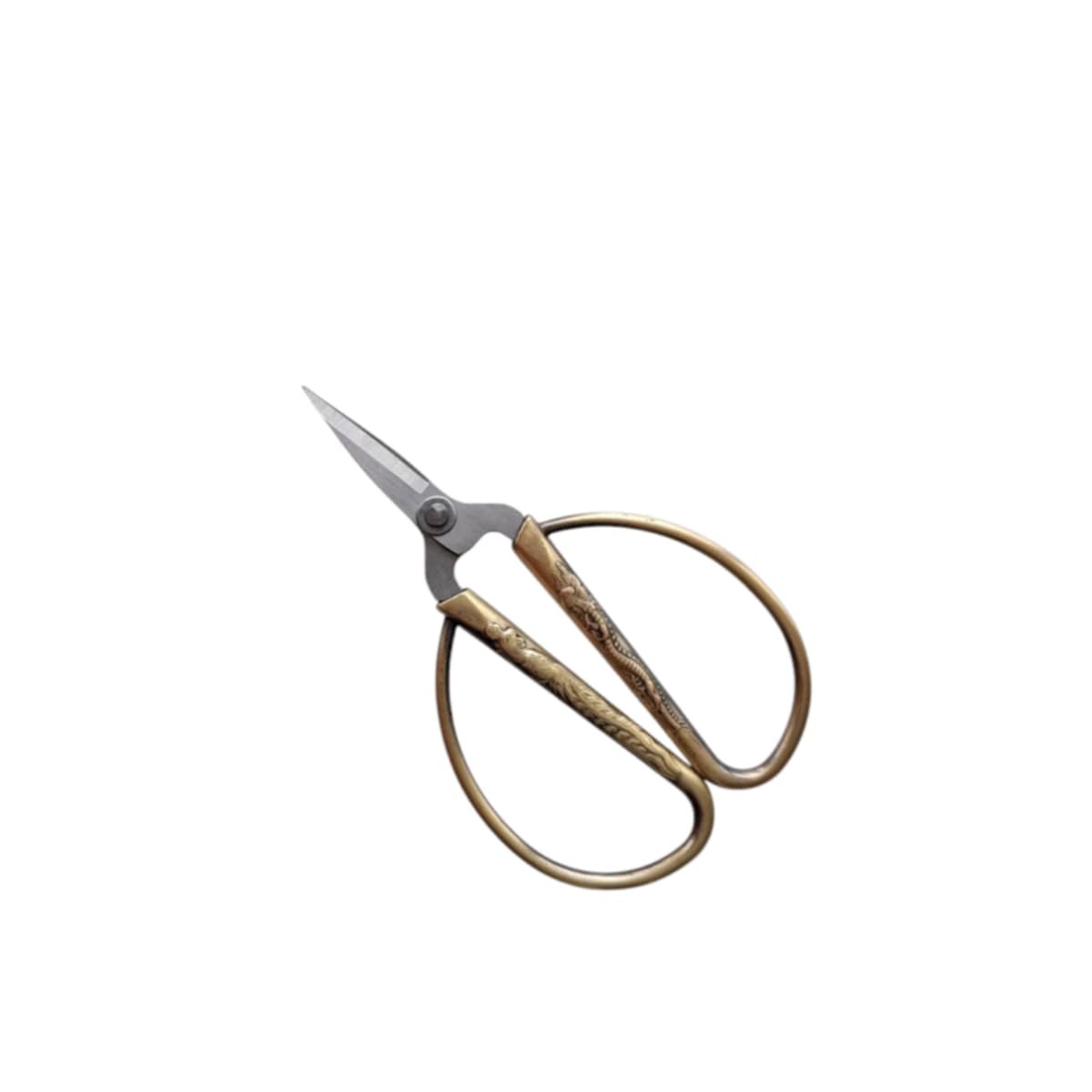 Ciseaux de broderie fantaisie bronze antique