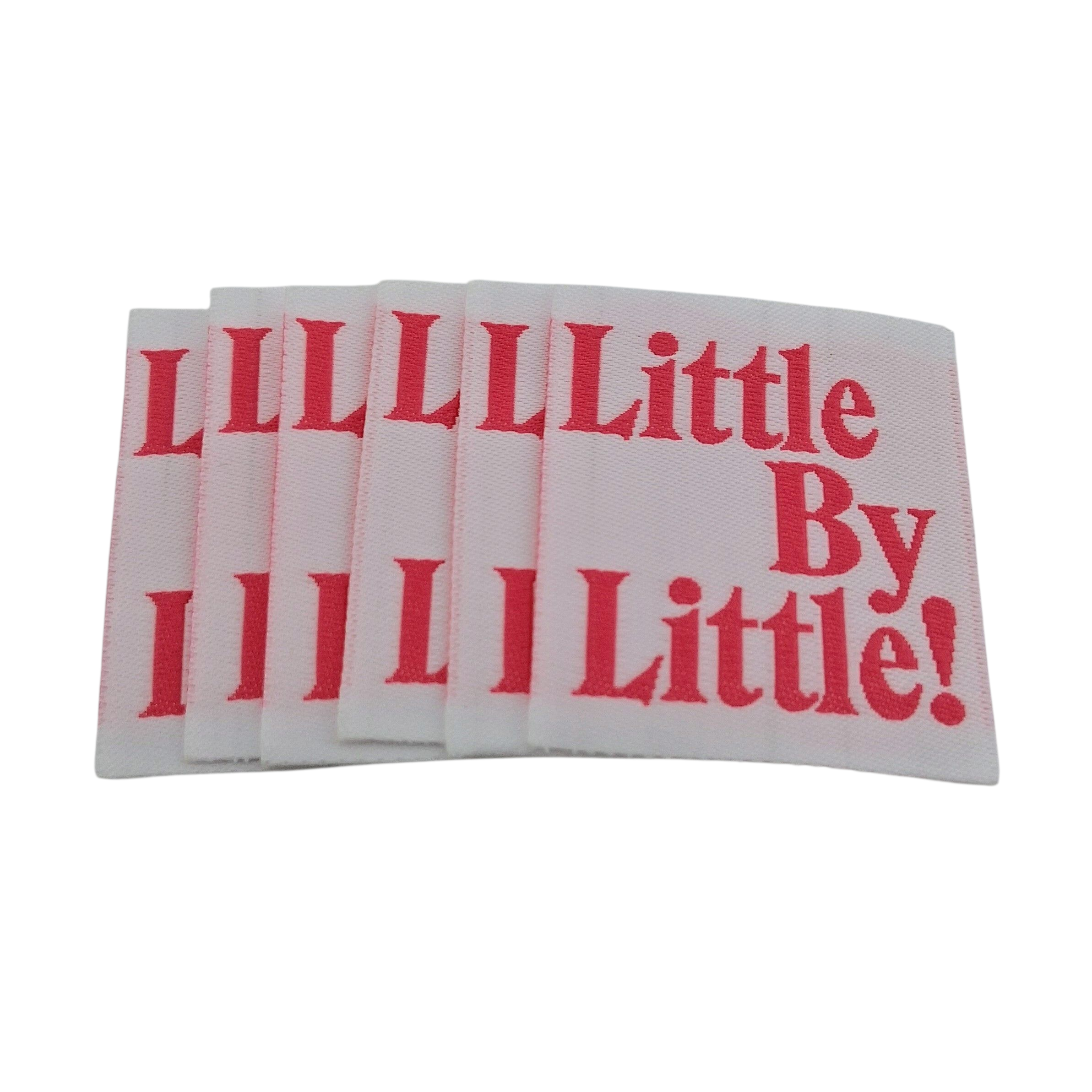 Étiquettes en tissu Little by Little fabric labels
